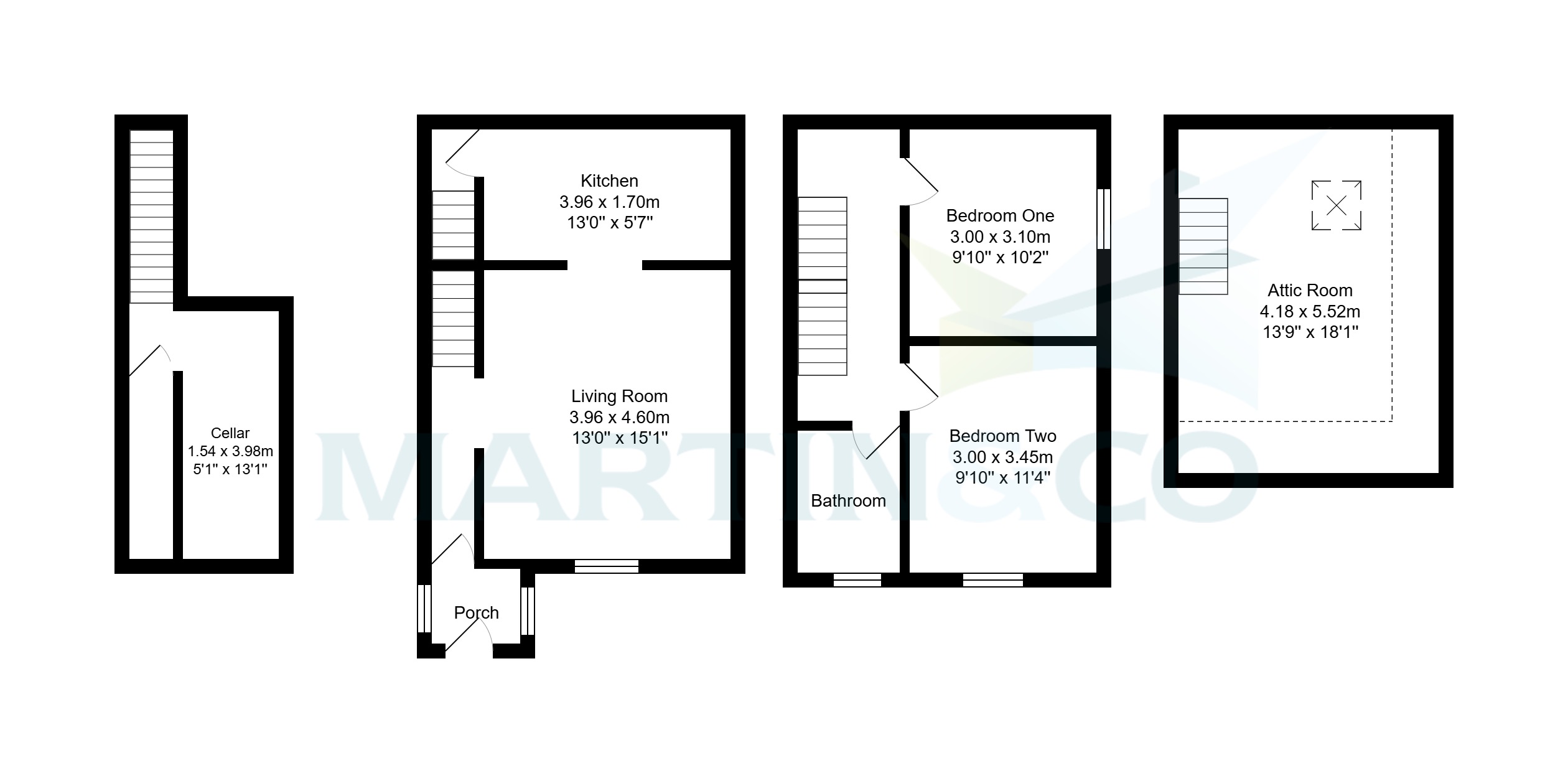 14 Barley Cote Cottages, Barley Cote Road, Keighley floorplan