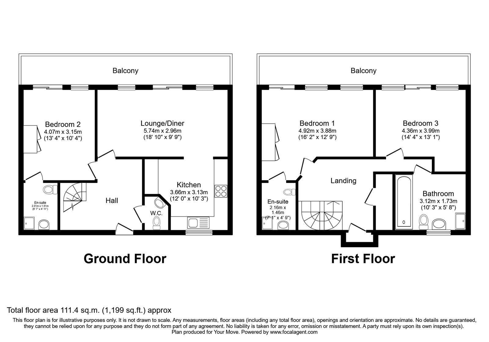 160, Kentmere Drive, South Yorkshire floorplan