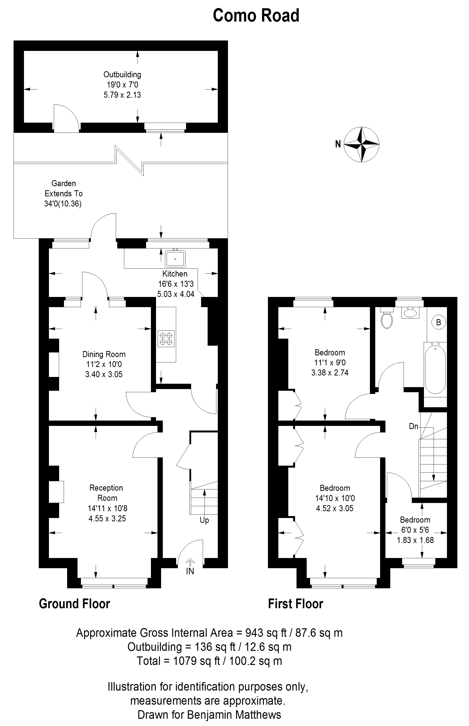 Como Road, Forest Hill, London SE23, 3 bedroom semidetached house for