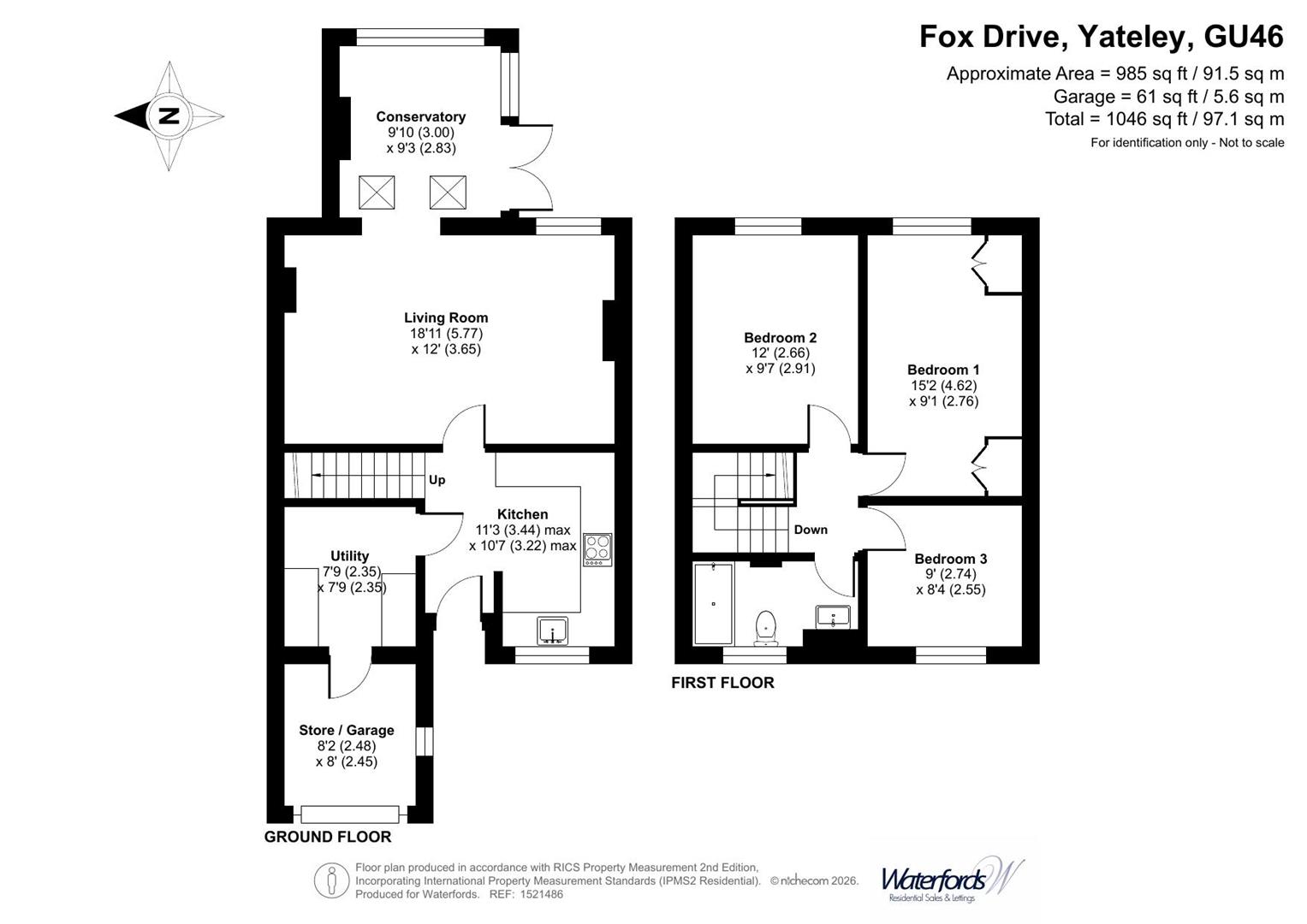 8, Fox Drive, Hampshire floorplan