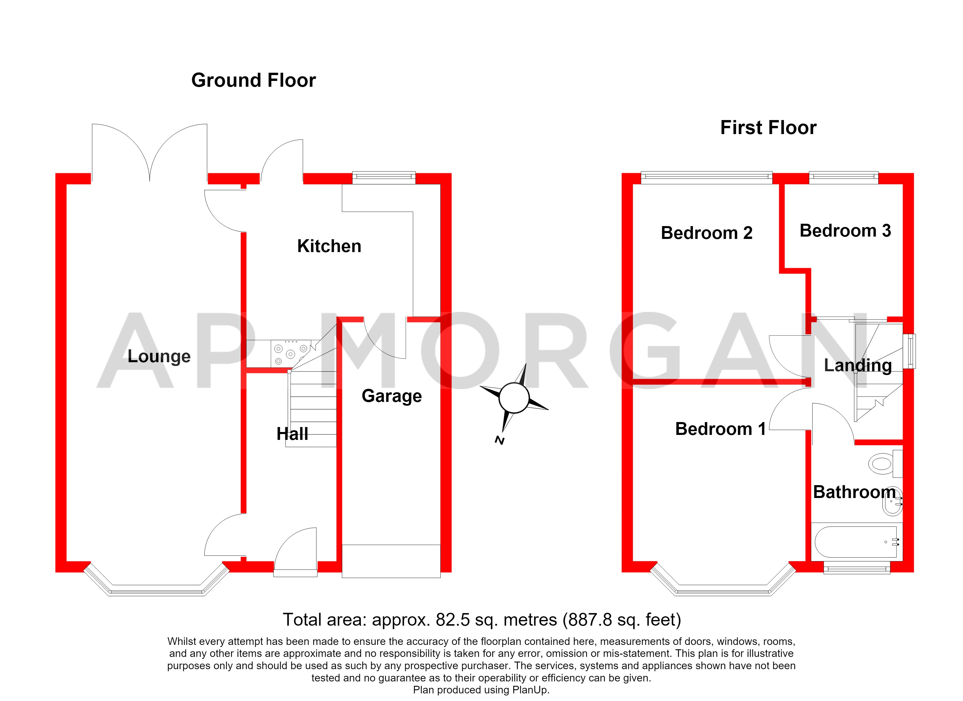 25, Woodlands Road, Worcestershire floorplan