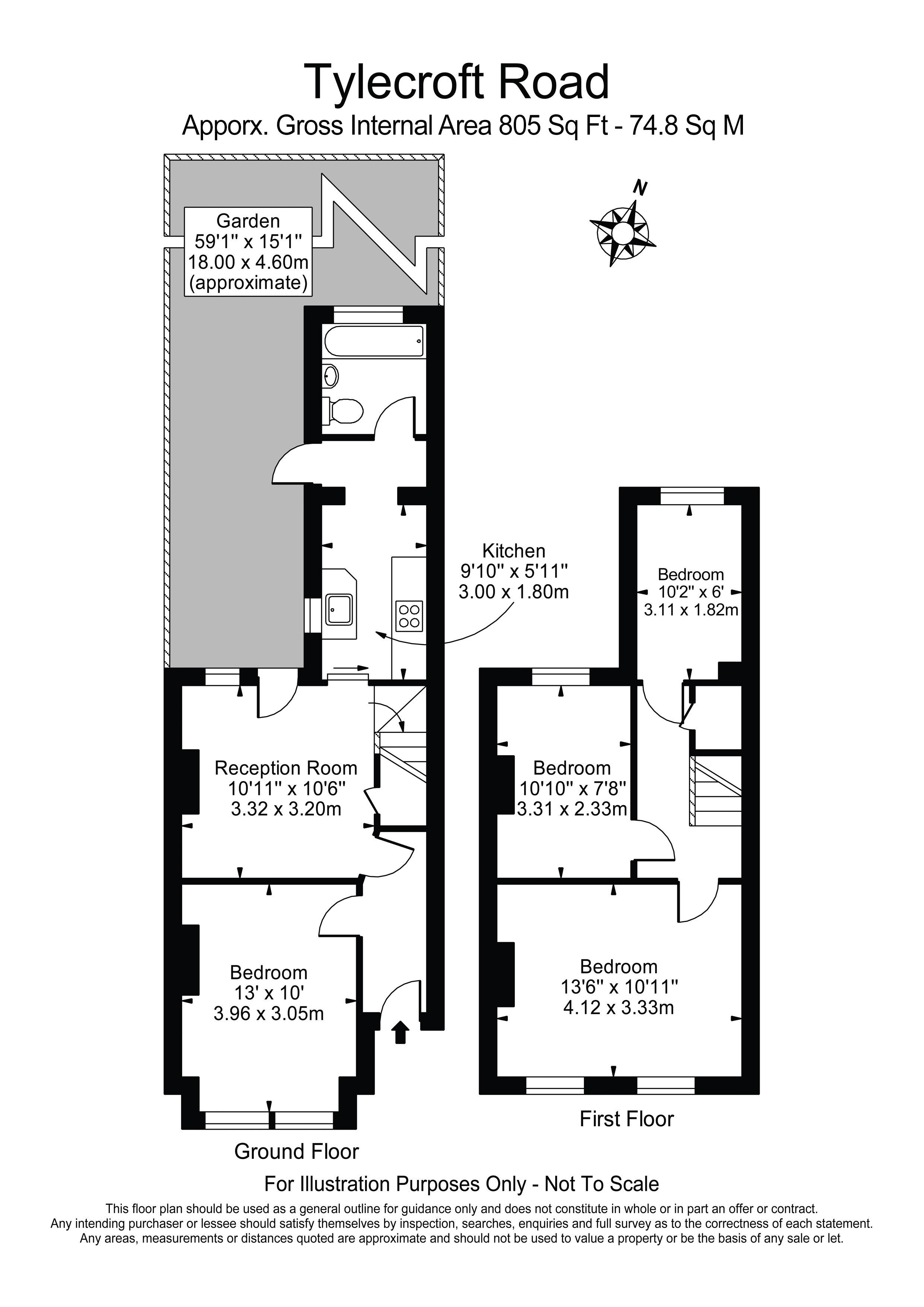 27, Tylecroft Road, London floorplan