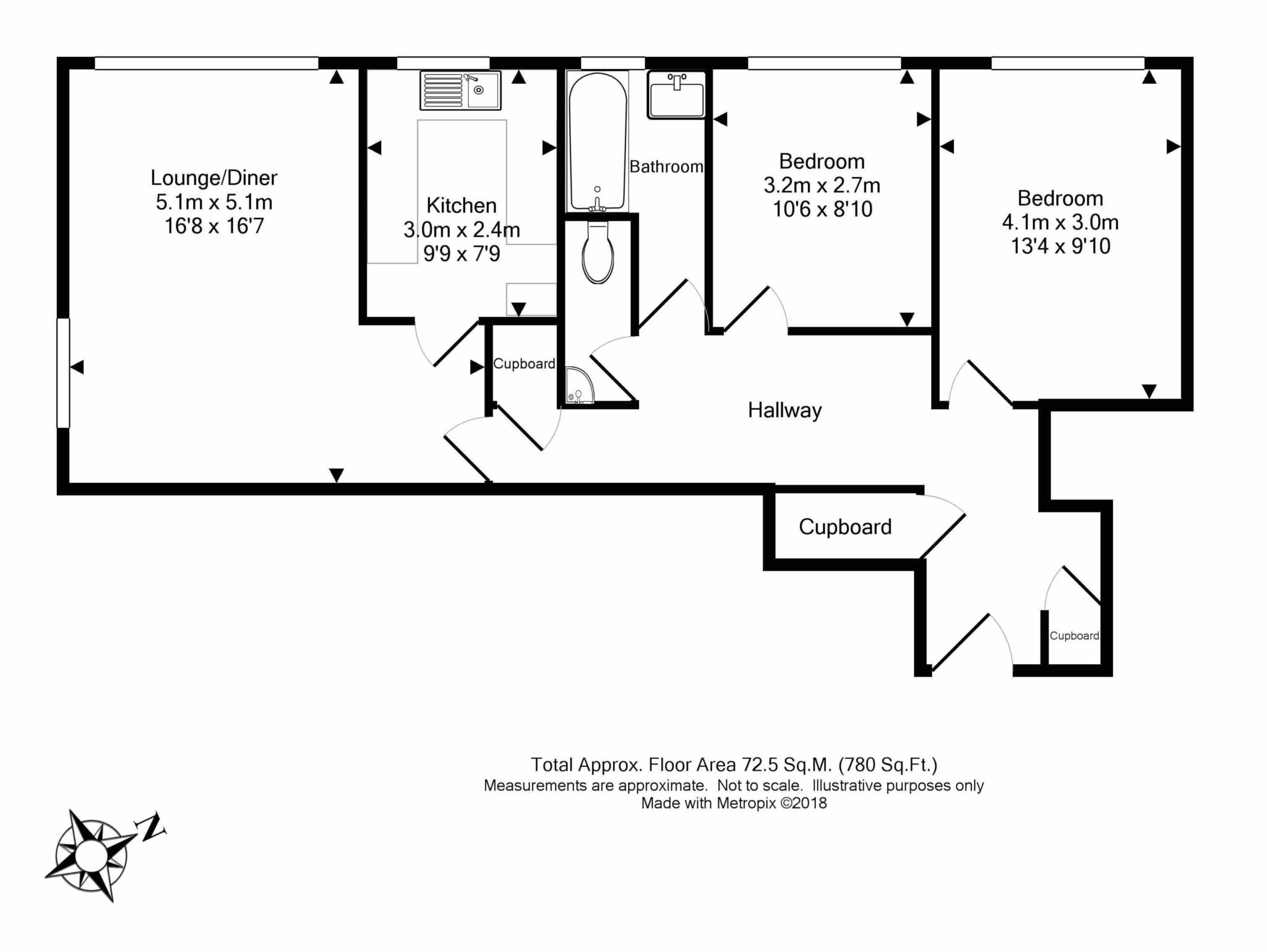 2 Bedrooms Flat for sale in Colliers Way, Reading RG30