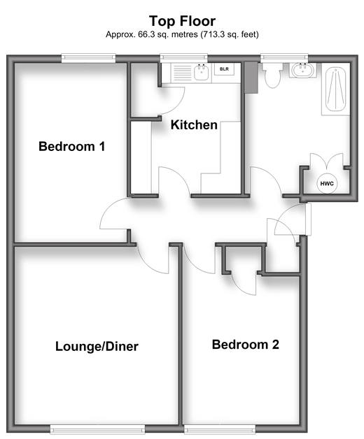 Roman Road, Snodland floorplan