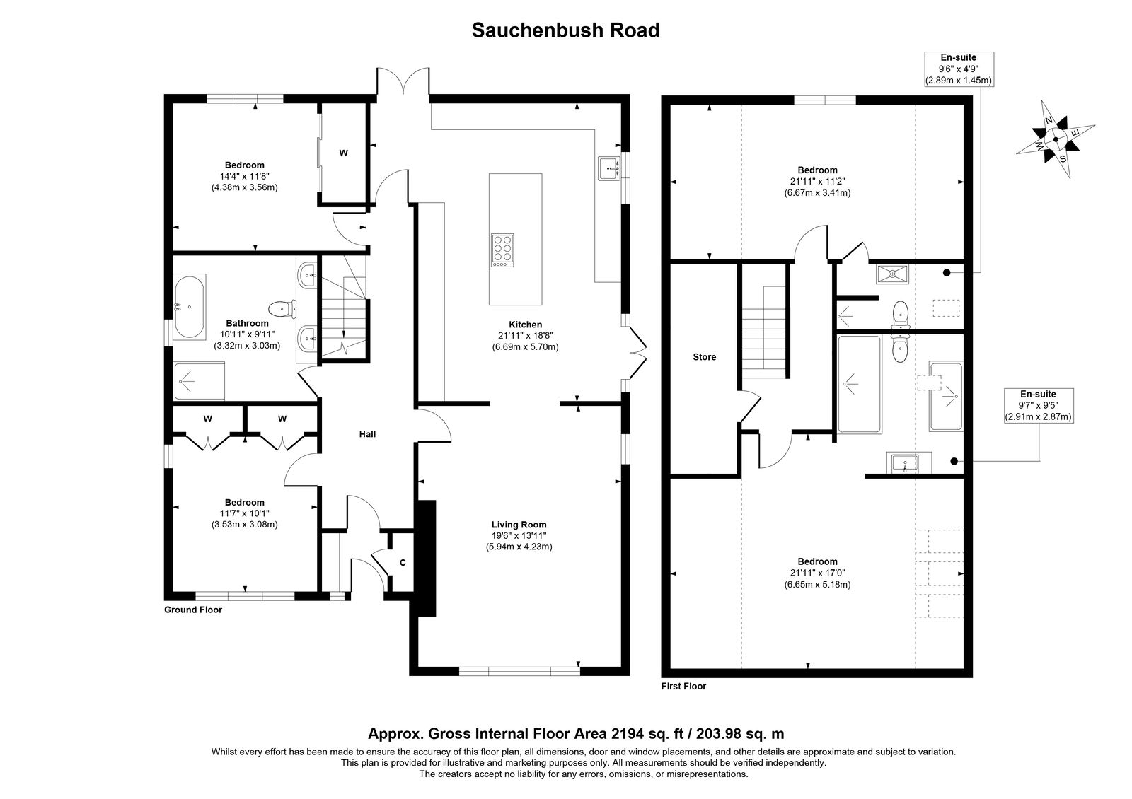 Sauchenbush Road,Kirkcaldy,KY2 5RL floorplan