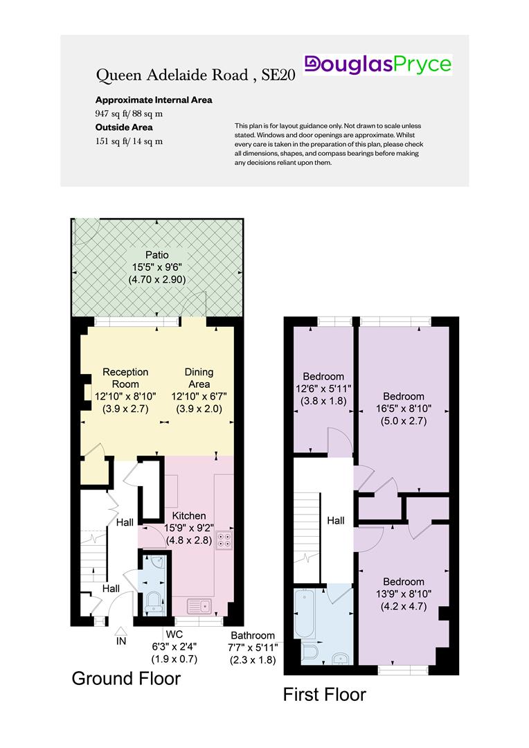 39, Queen Adelaide Road, London floorplan