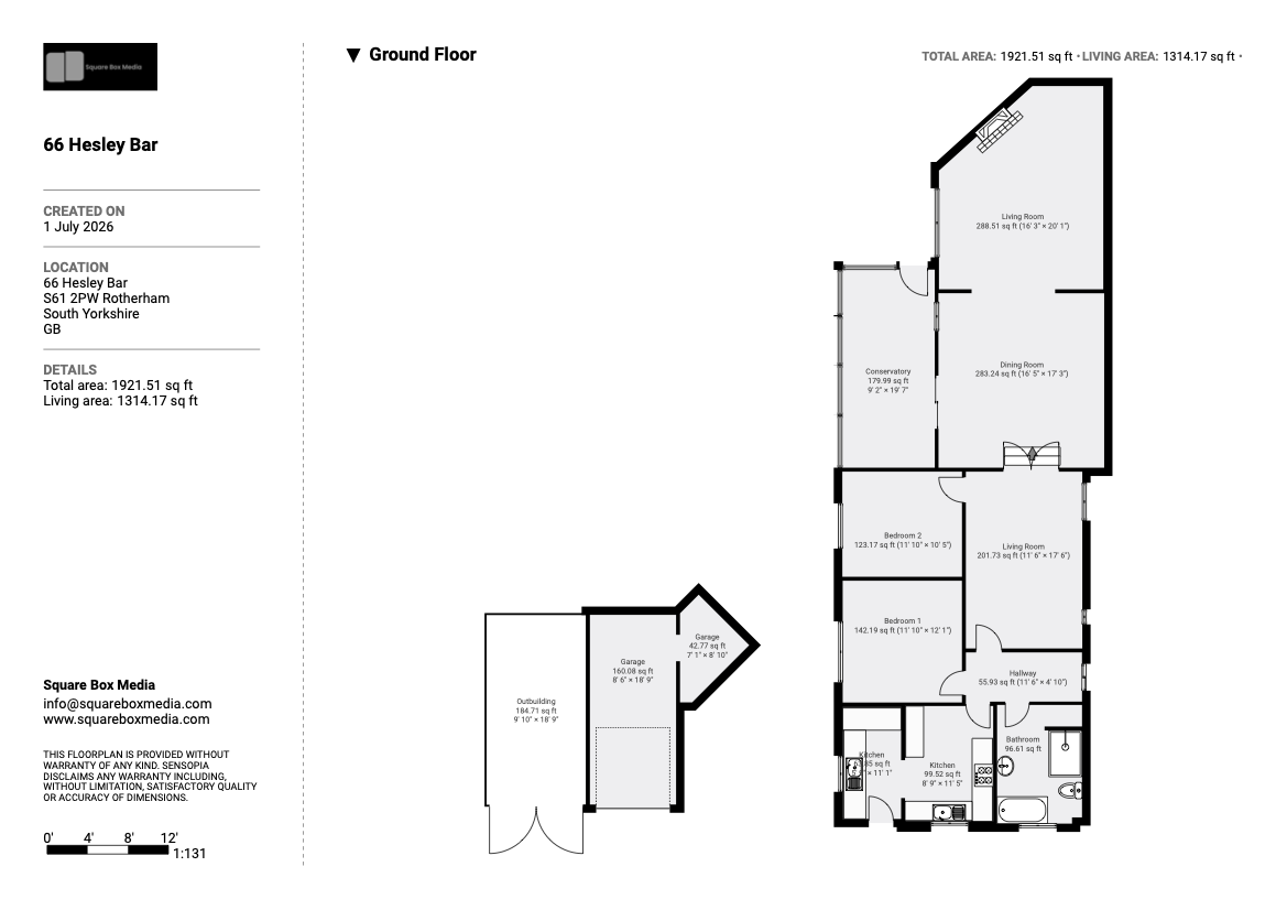 66, Hesley Bar, Rotherham floorplan
