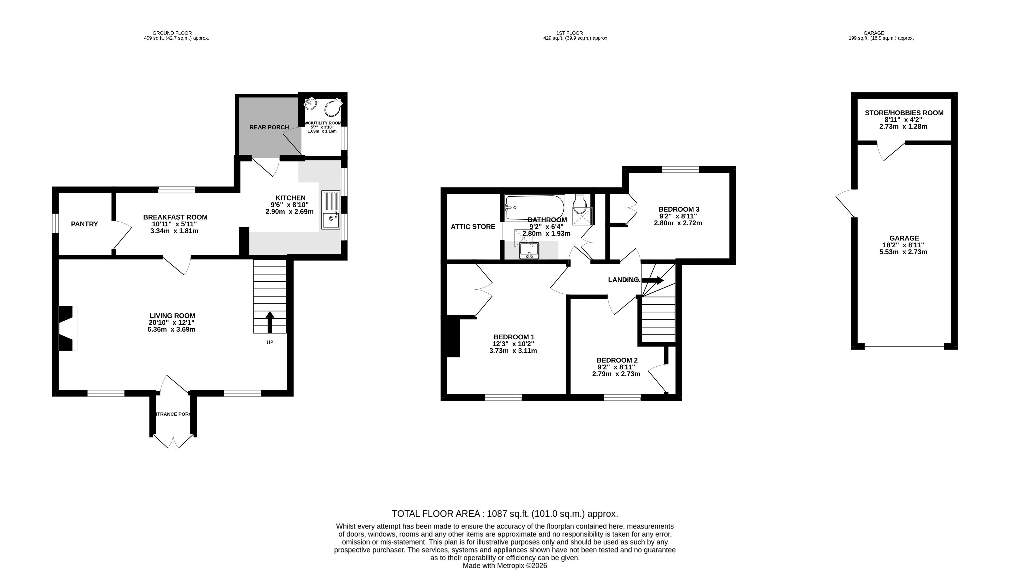 17, Greenway, Taunton floorplan