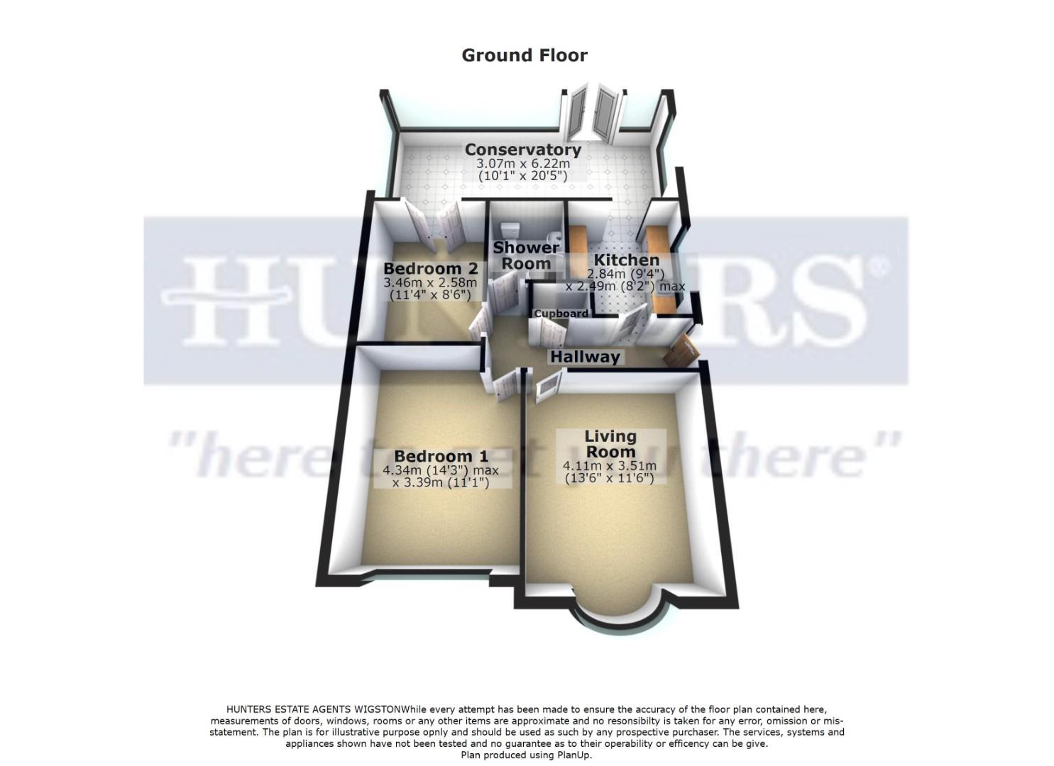 Gloucester Crescent, Wigston LE18, 2 bedroom semidetached bungalow for