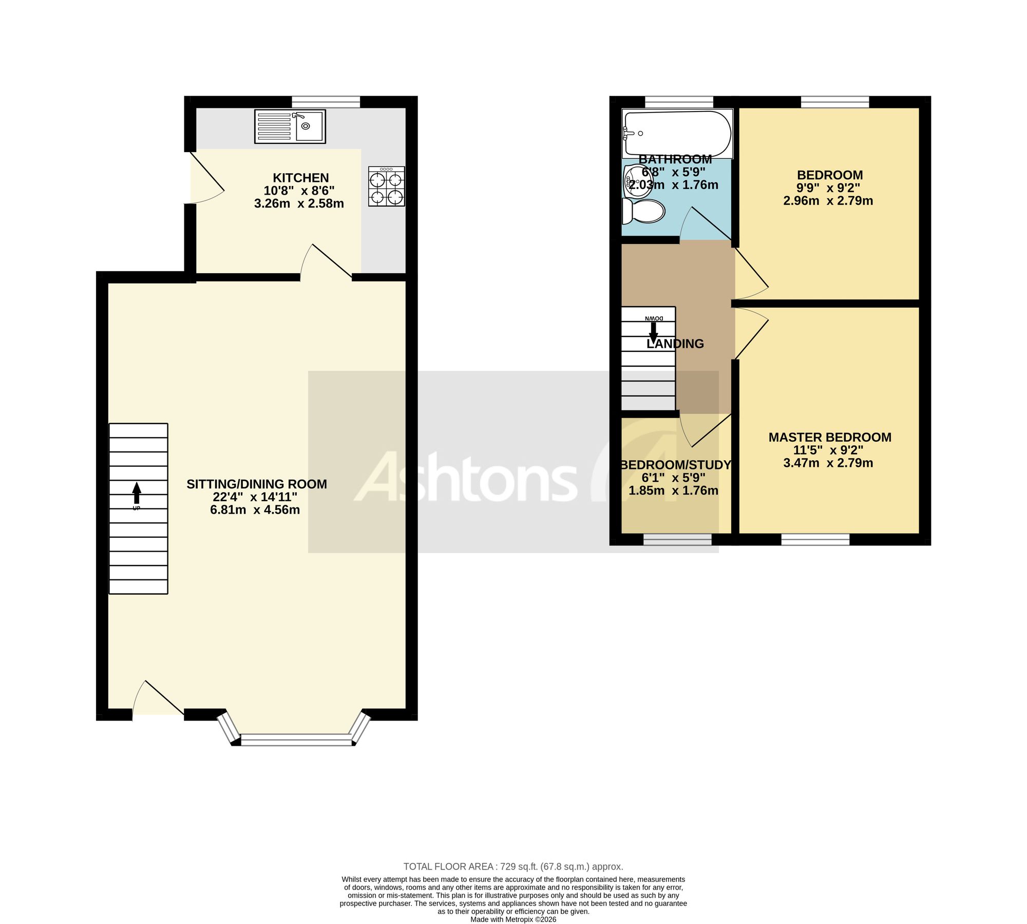34 South Avenue, Warrington floorplan
