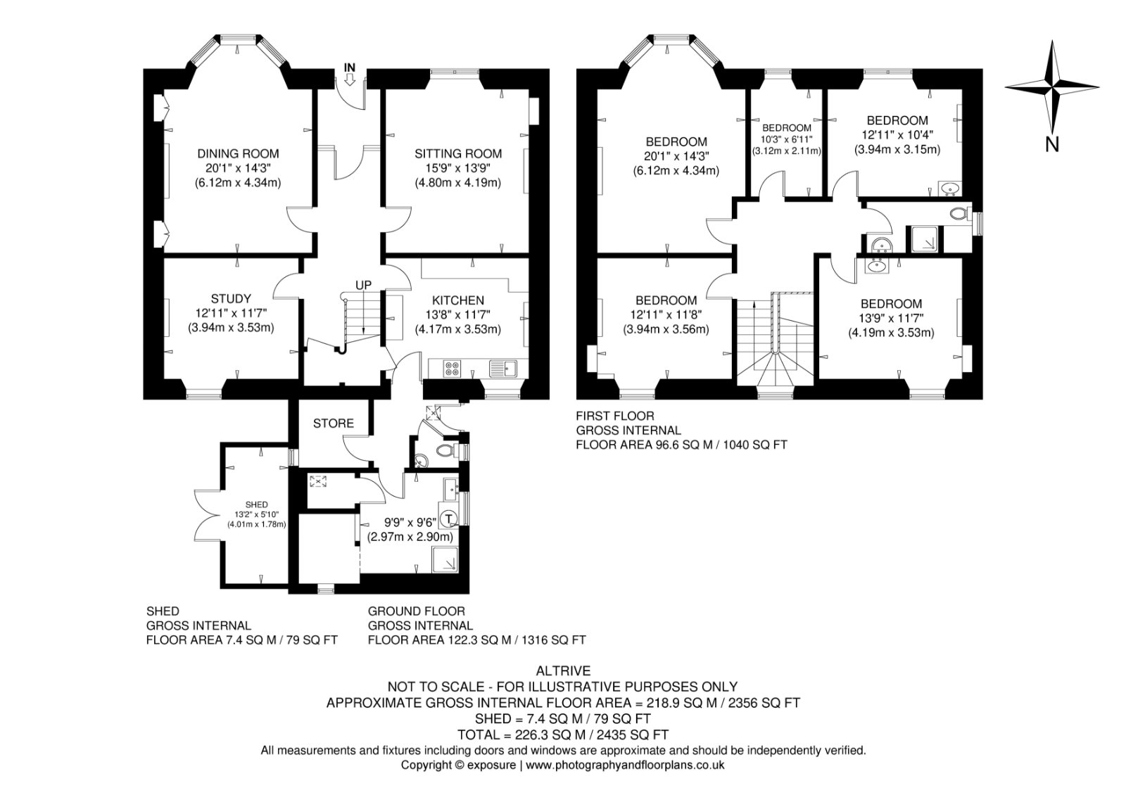 Altrive, Peebles floorplan