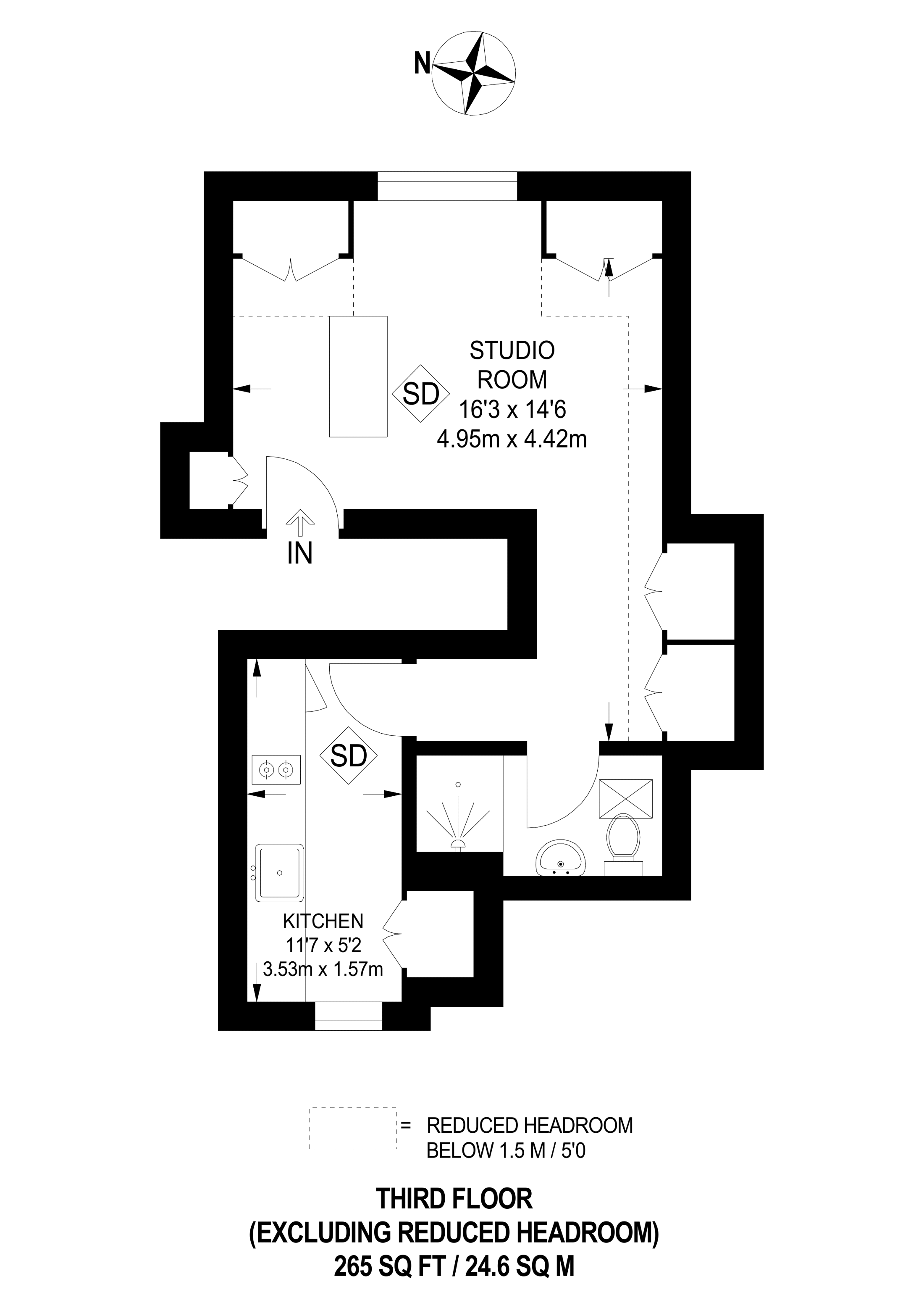 0 Bedrooms Studio to rent in Uxbridge Road TW12, Hampton,