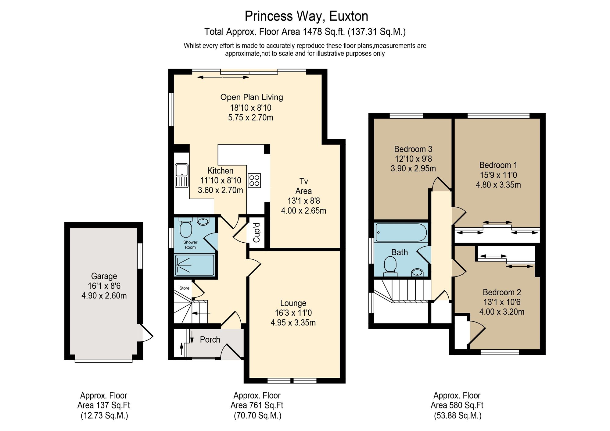 8 Princess Way, Chorley floorplan