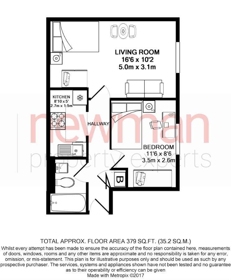 1 Bedrooms Flat to rent in Broadgate, Coventry CV1