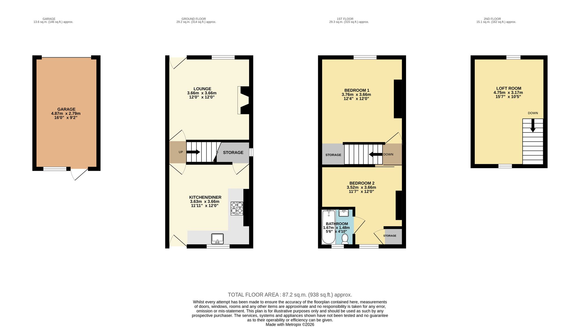 44 Alfreton Road, Alfreton floorplan
