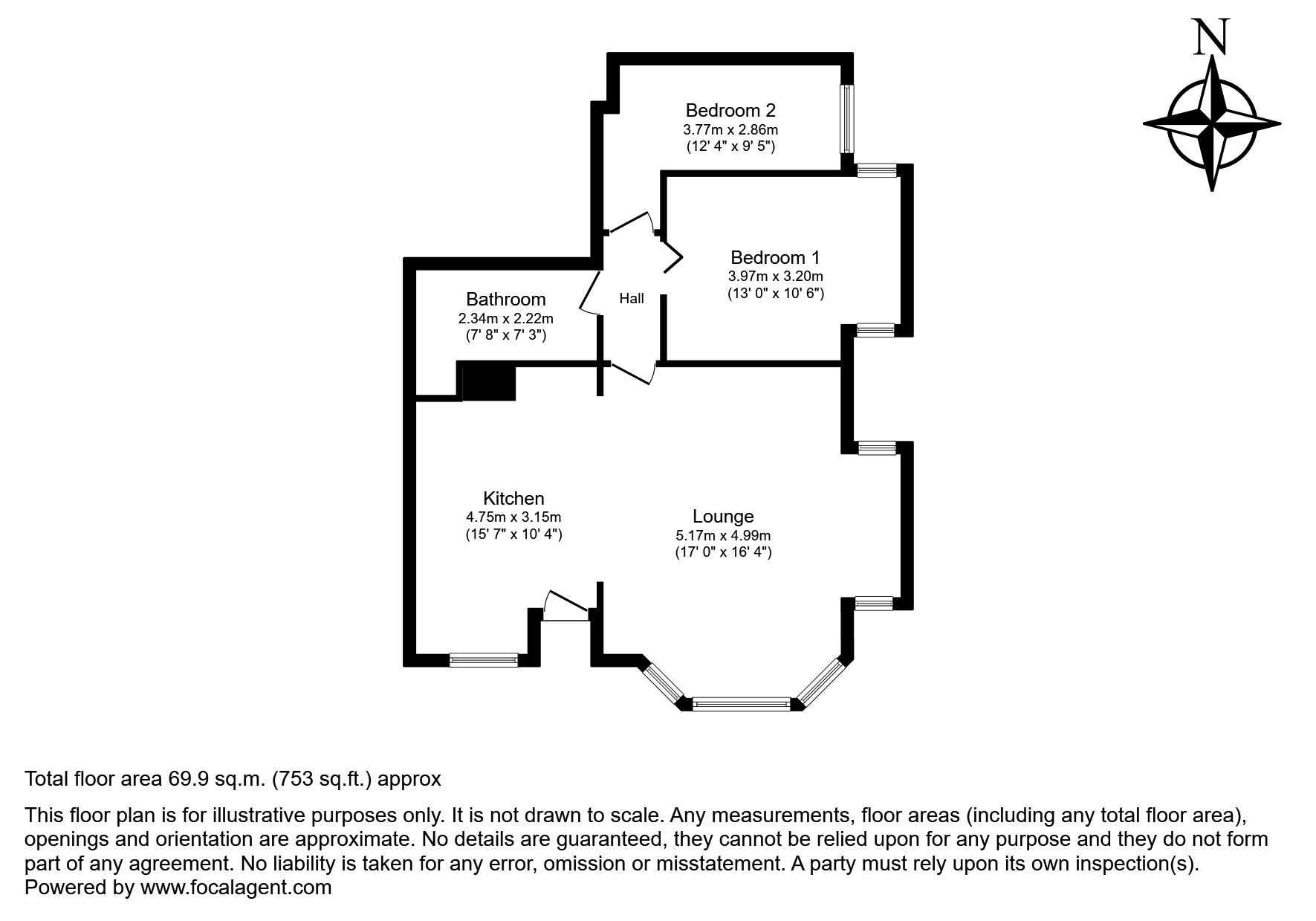 Queens Walk, Ealing W5, 2 bedroom flat for sale 61773547 PrimeLocation