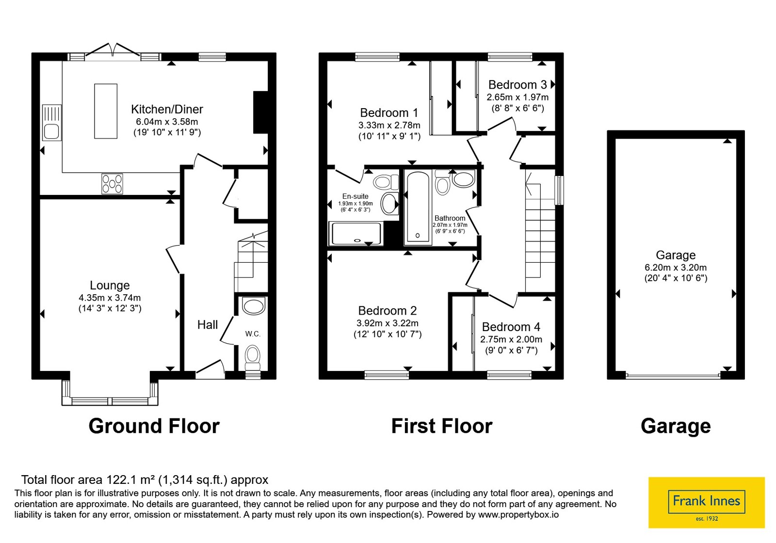 23, Rushey Close, Leicestershire floorplan