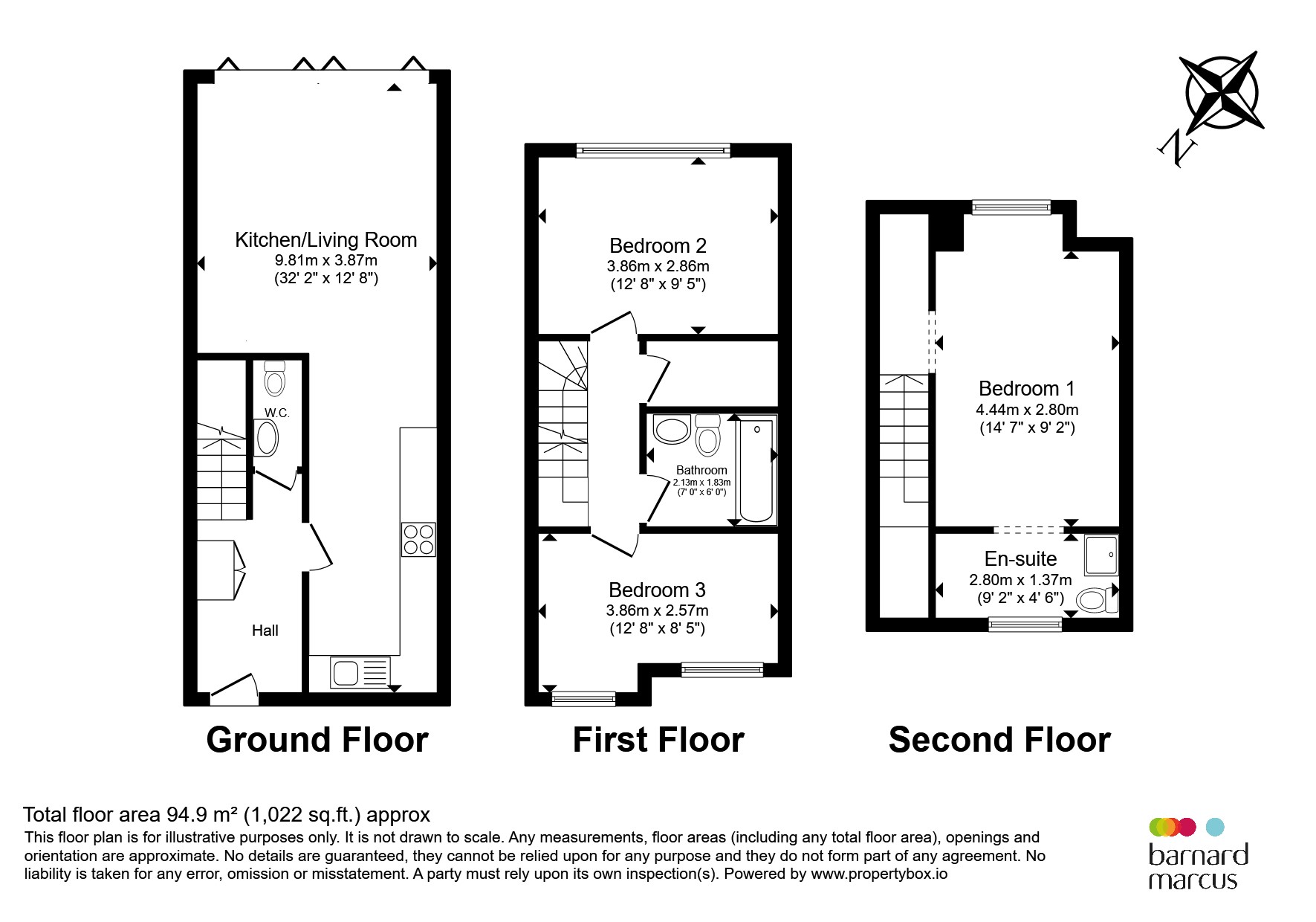 3g, Kingswood Way, South Croydon floorplan