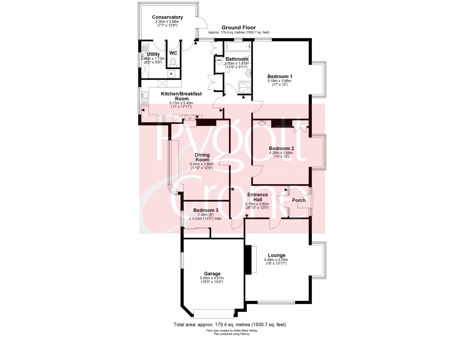 Southwood, London Road, Boston floorplan
