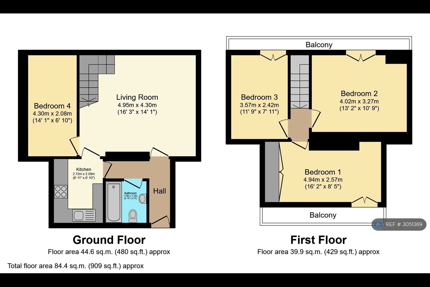 Flat, Harmood House Harmood St, London floorplan