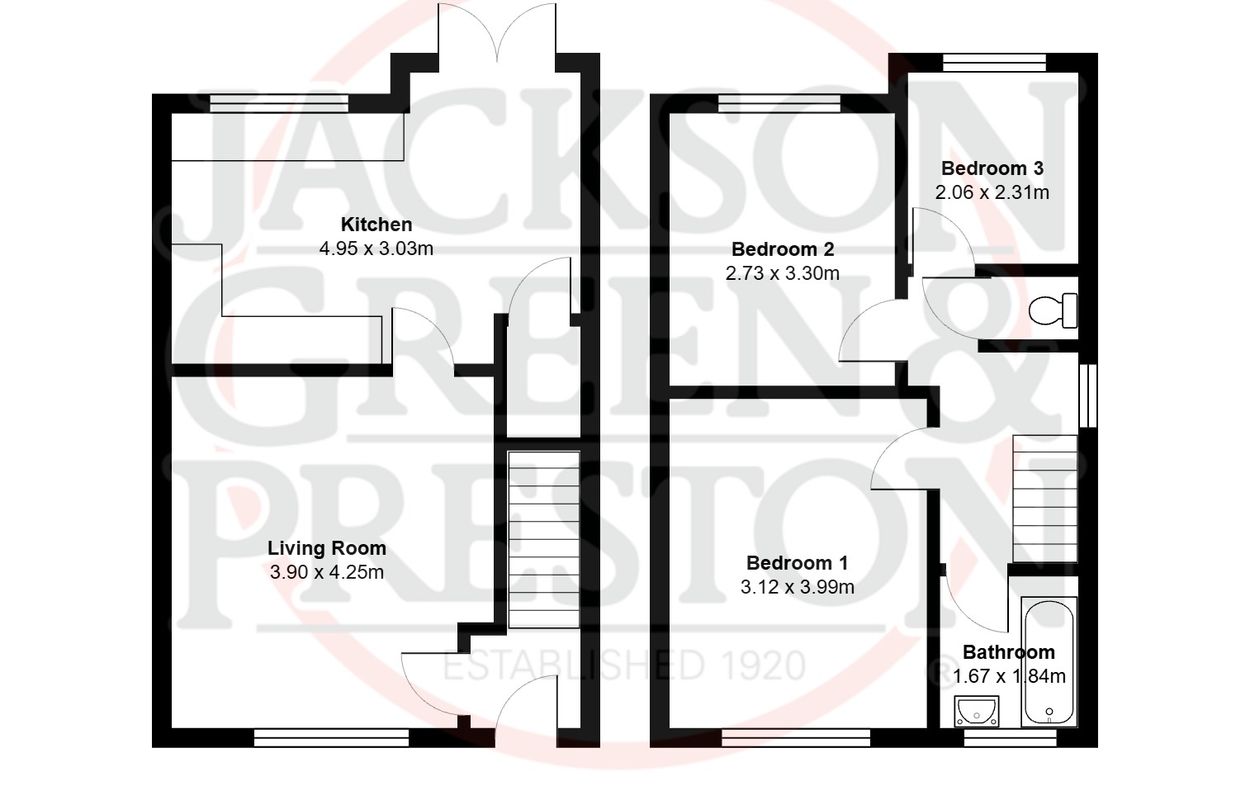 30, Byron Grove, Grimsby floorplan