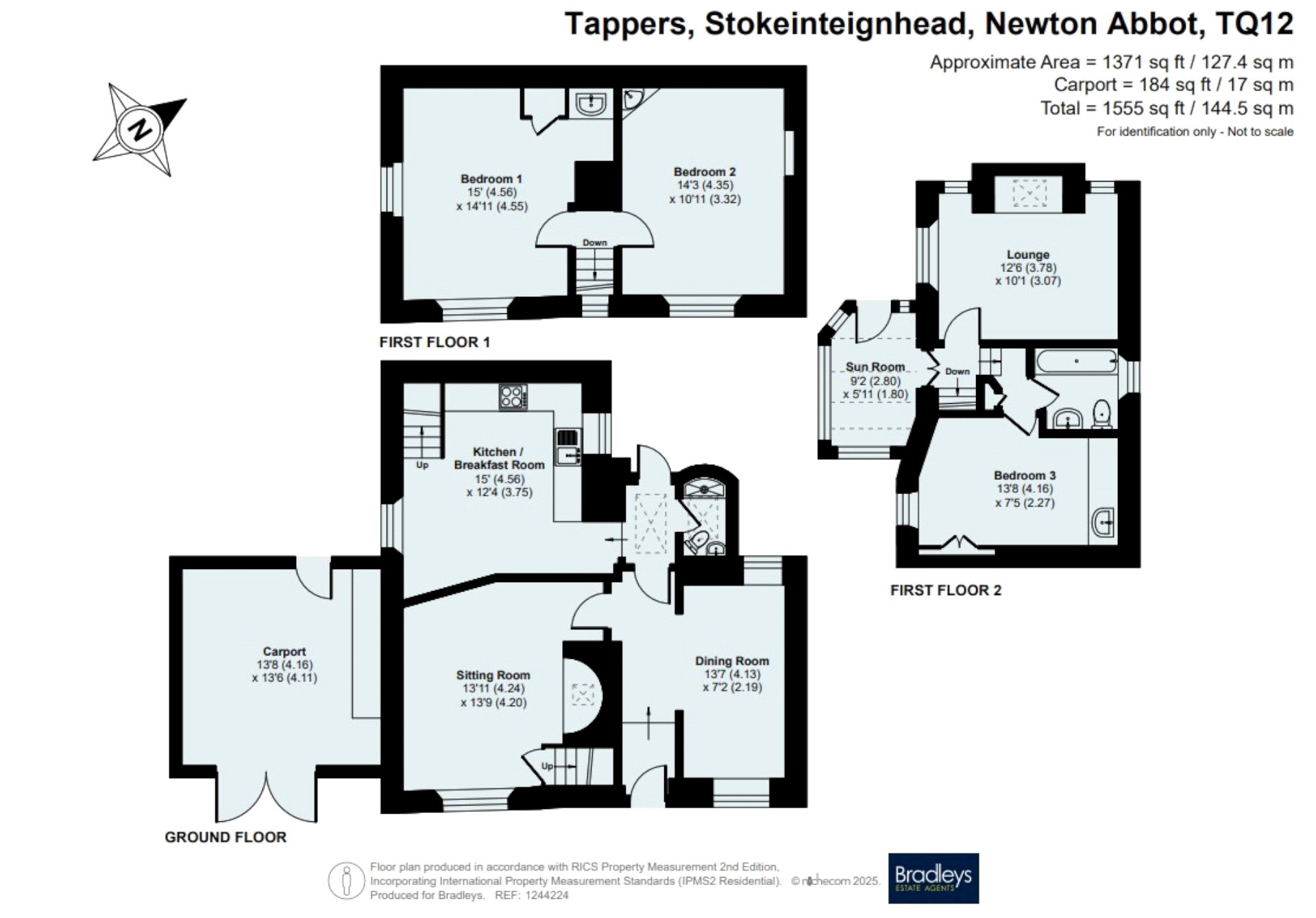 Tappers,, Stokeinteignhead, Devon floorplan