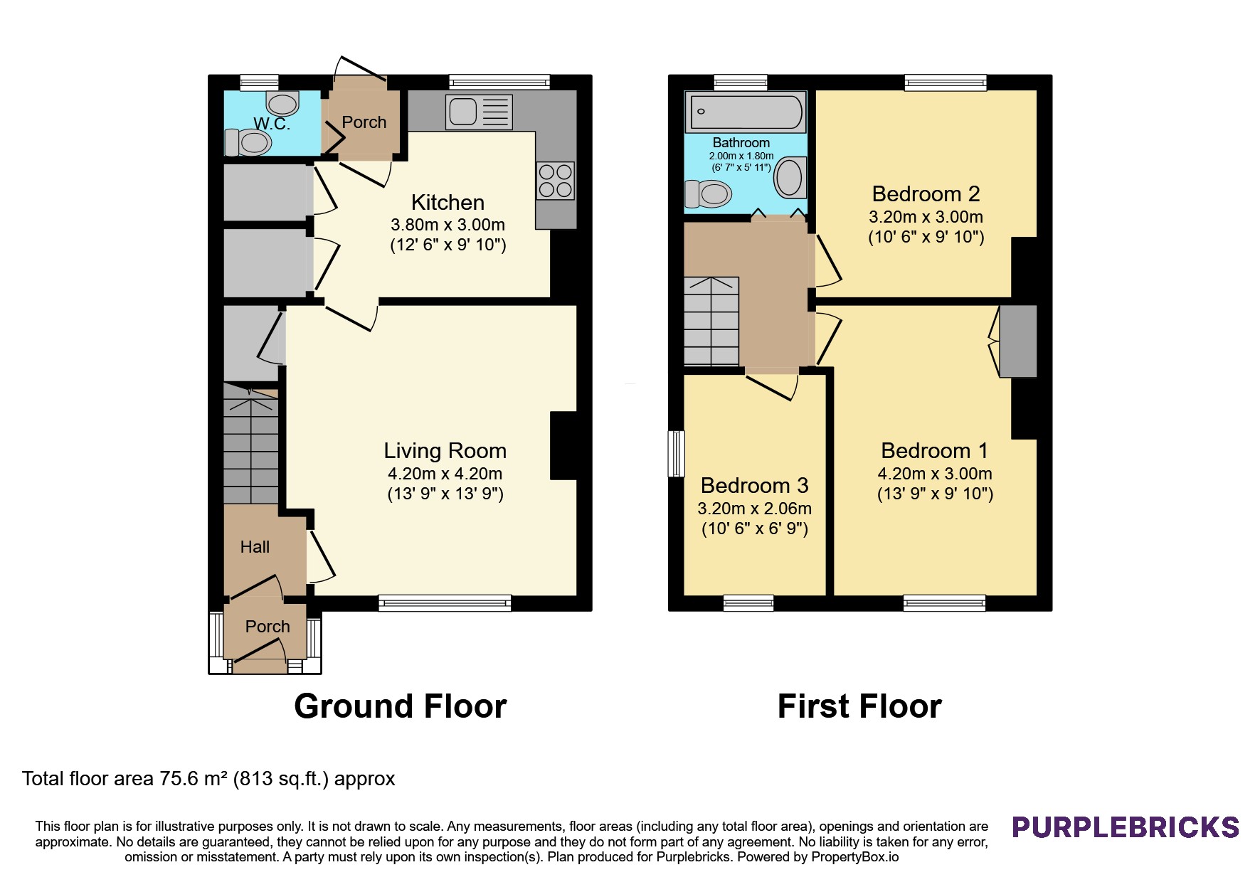 52, Bowdon Avenue, Manchester floorplan
