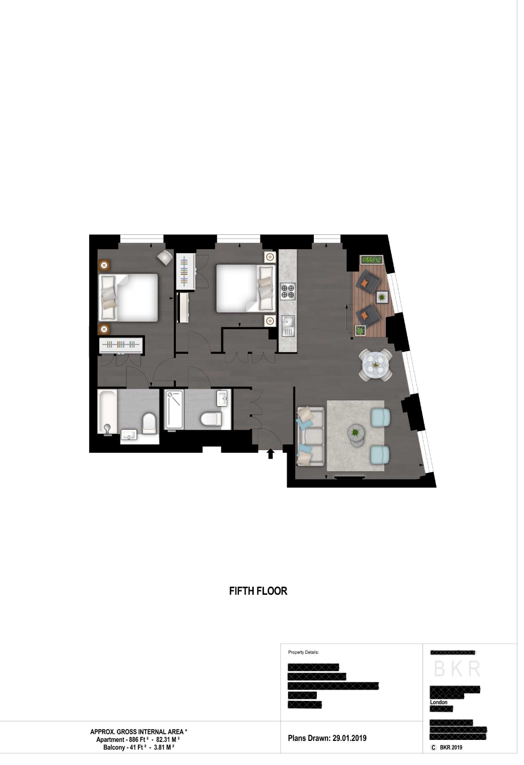6, Charles Clowes Walk, London floorplan