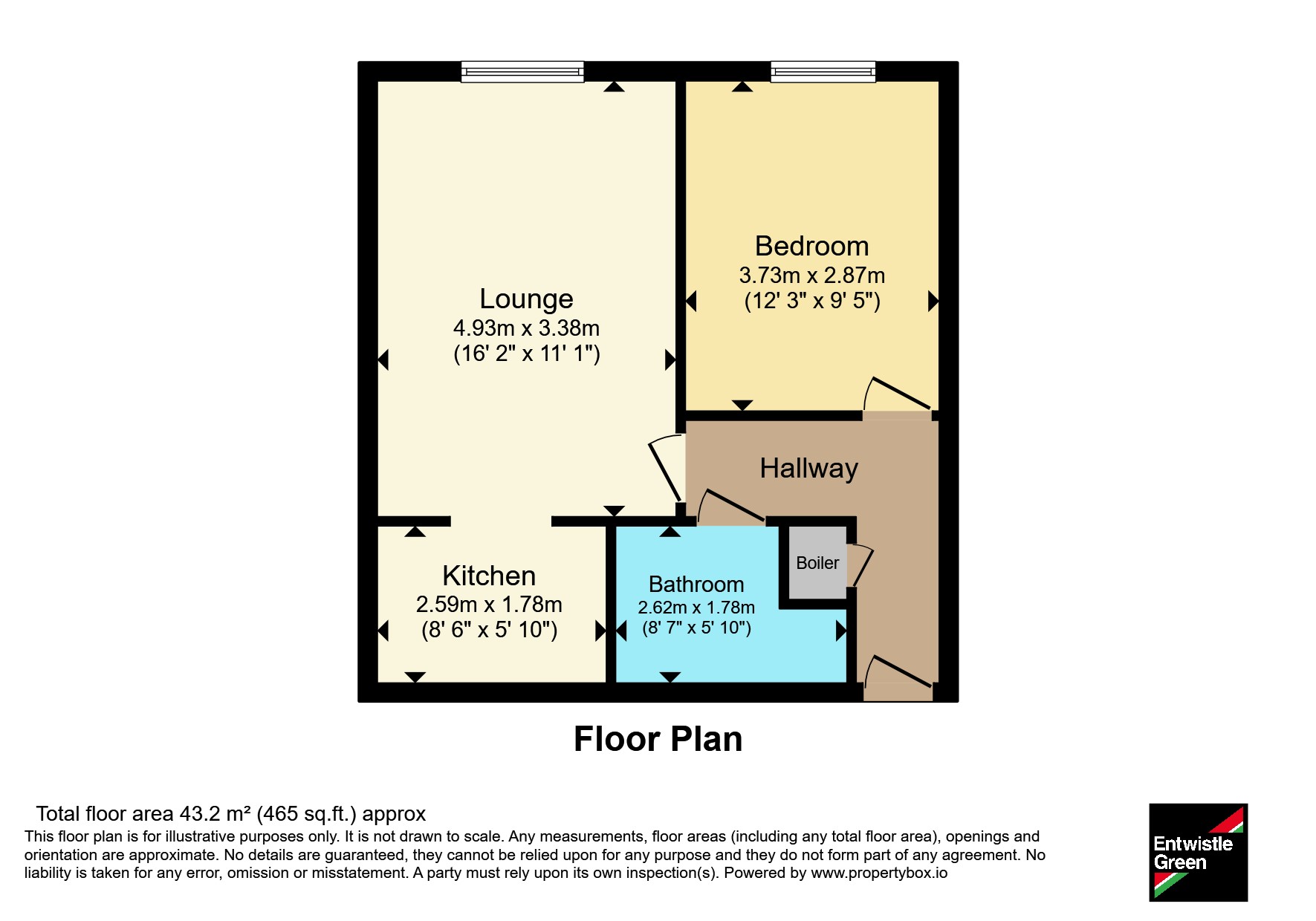 Flat 33 Grizedale Court, BLACKPOOL floorplan