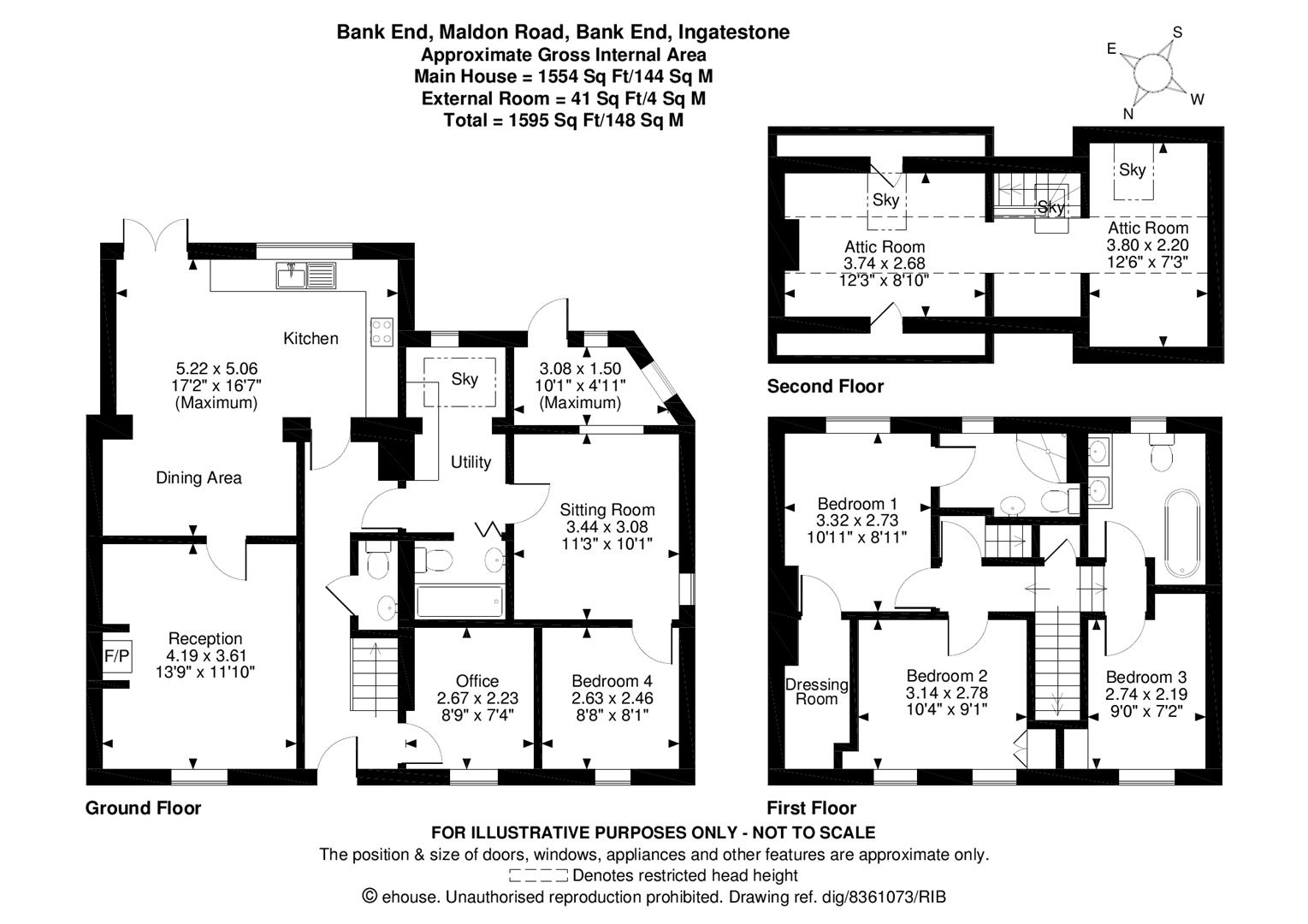 4 Bedrooms Semi-detached house for sale in Bank End, Maldon Road, Margaretting, Ingatestone CM4