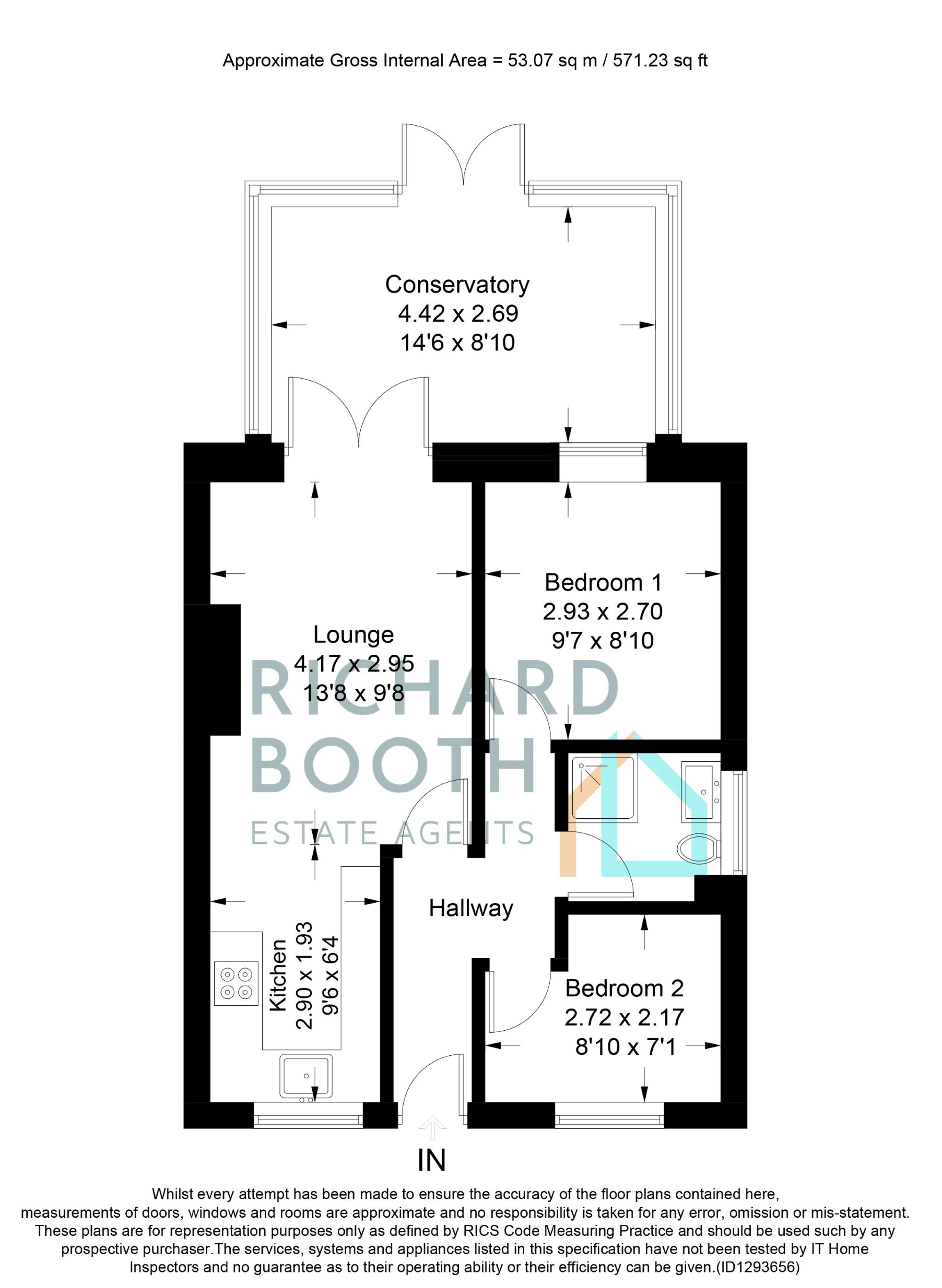 44b The Orchards, Ely floorplan