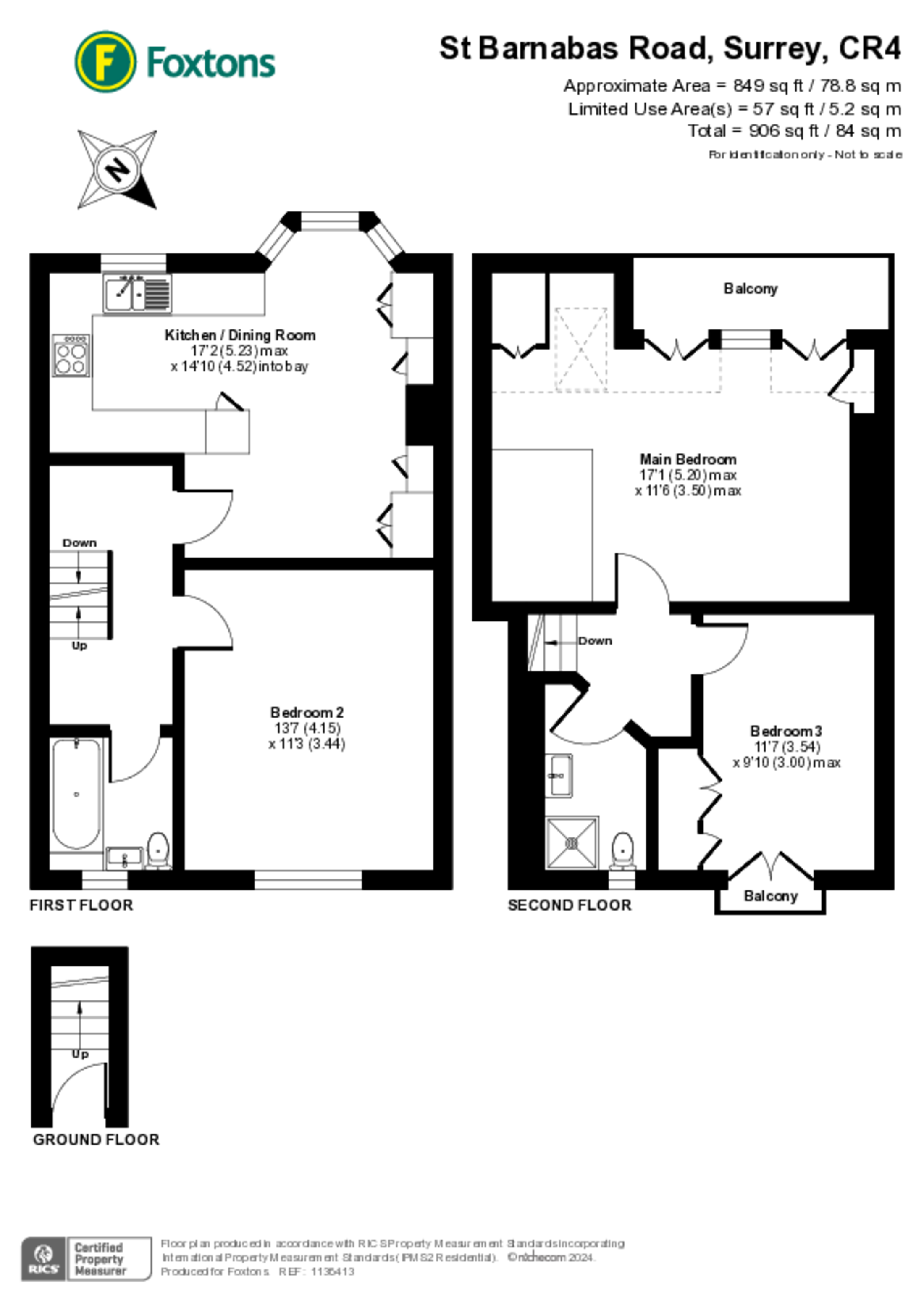 St Barnabas Road, Mitcham floorplan