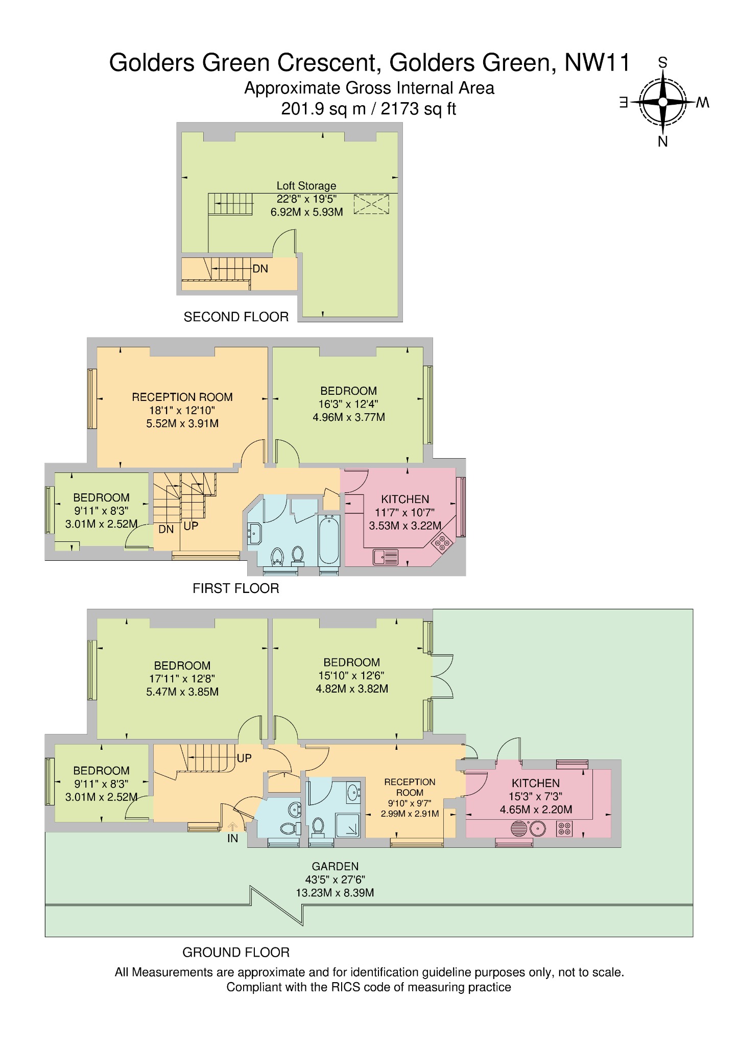 Golders Green Crescent, Golders Green, NW11 floorplan