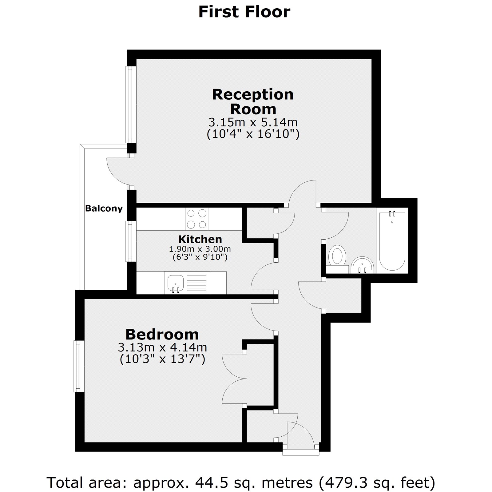 57, Elton Close, Kingston Upon Thames floorplan