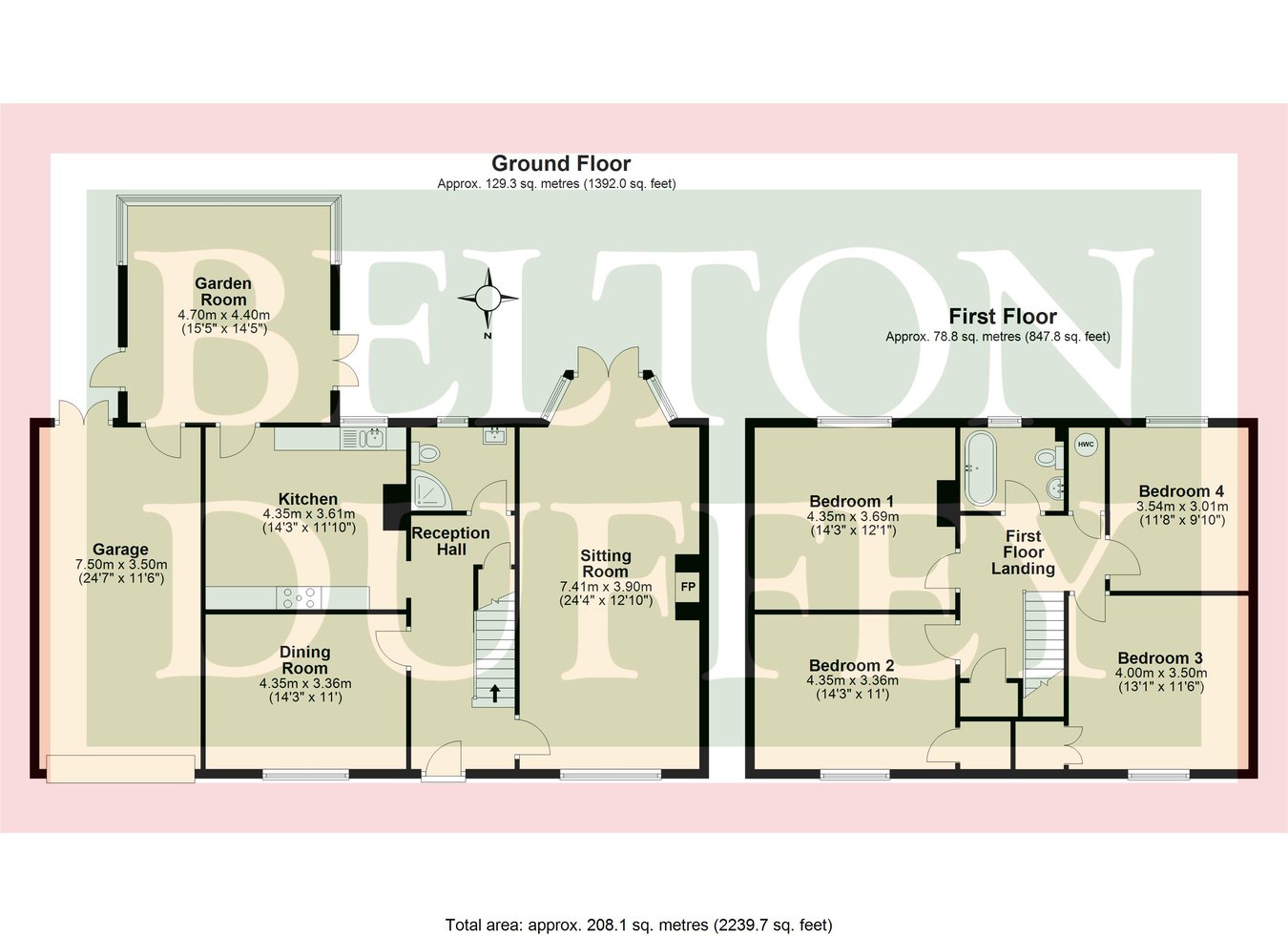 Church Barn, Bale Road, Sharrington floorplan
