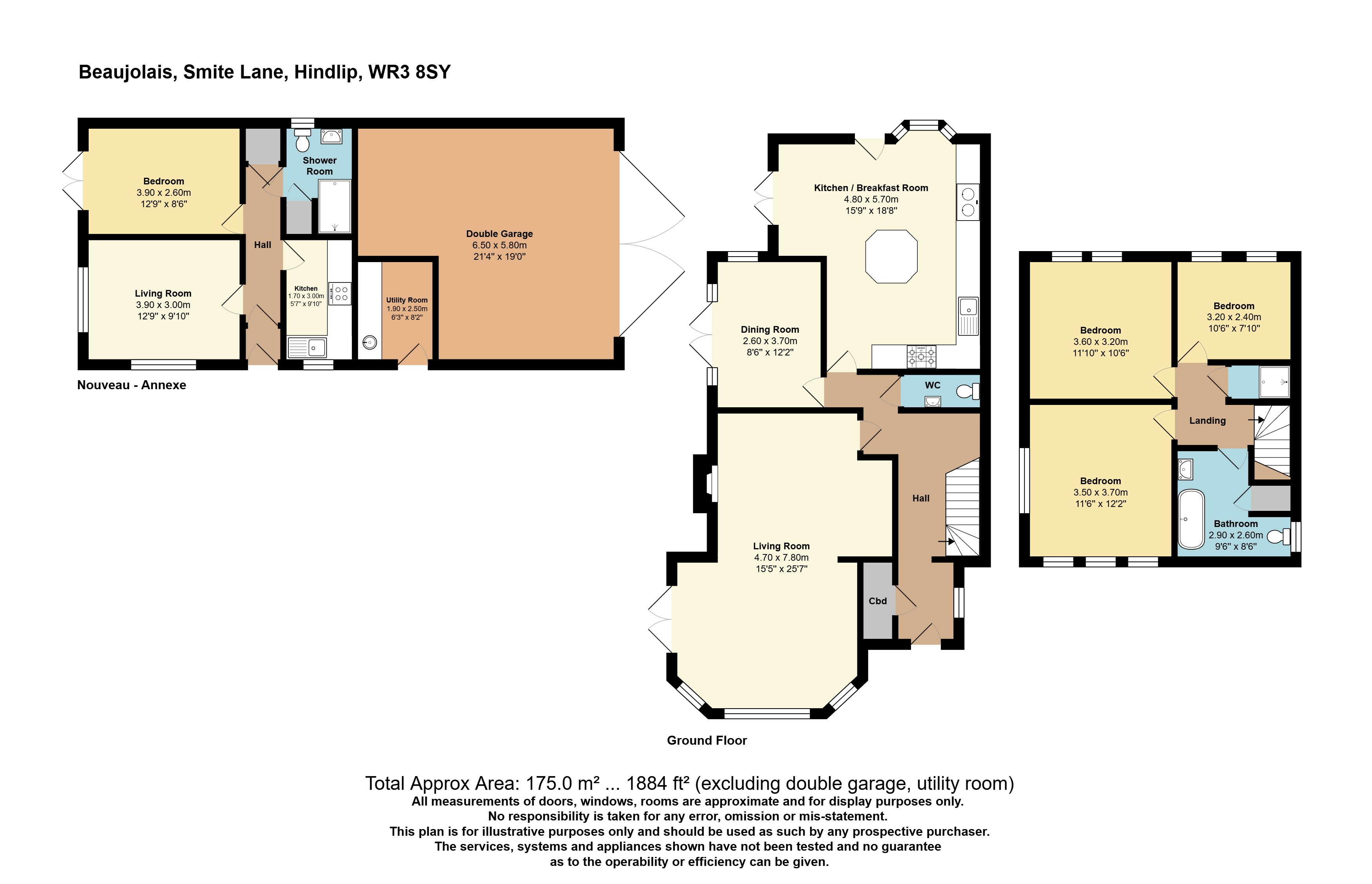 Beaujolais & Nouveau Annexe,, Smite Hill, Worcester floorplan