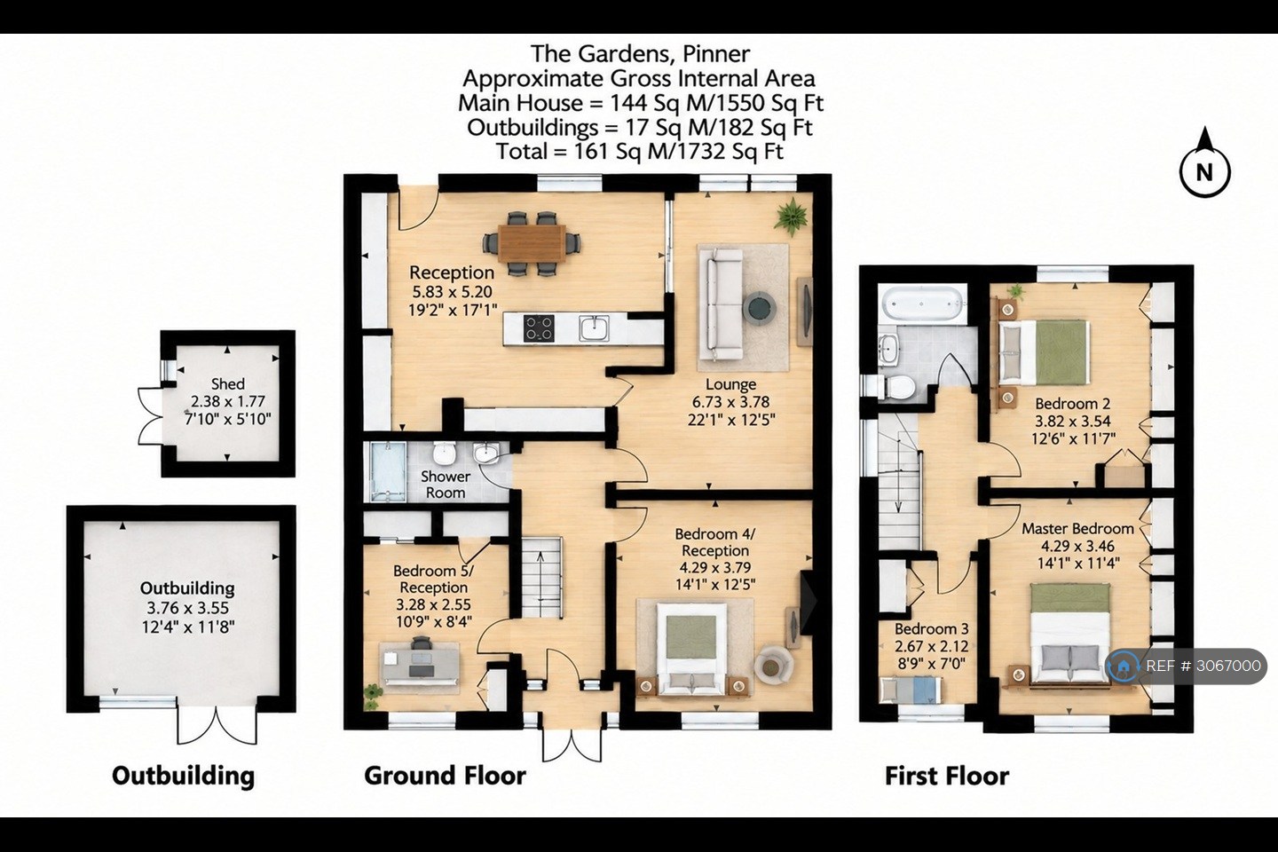 Pinner floorplan