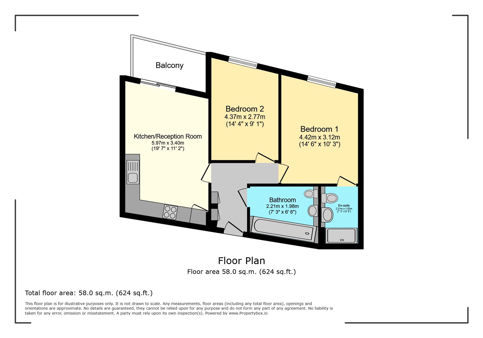 Flat 31, Ashleigh Court, 29, Loates Lane, Hertfordshire floorplan