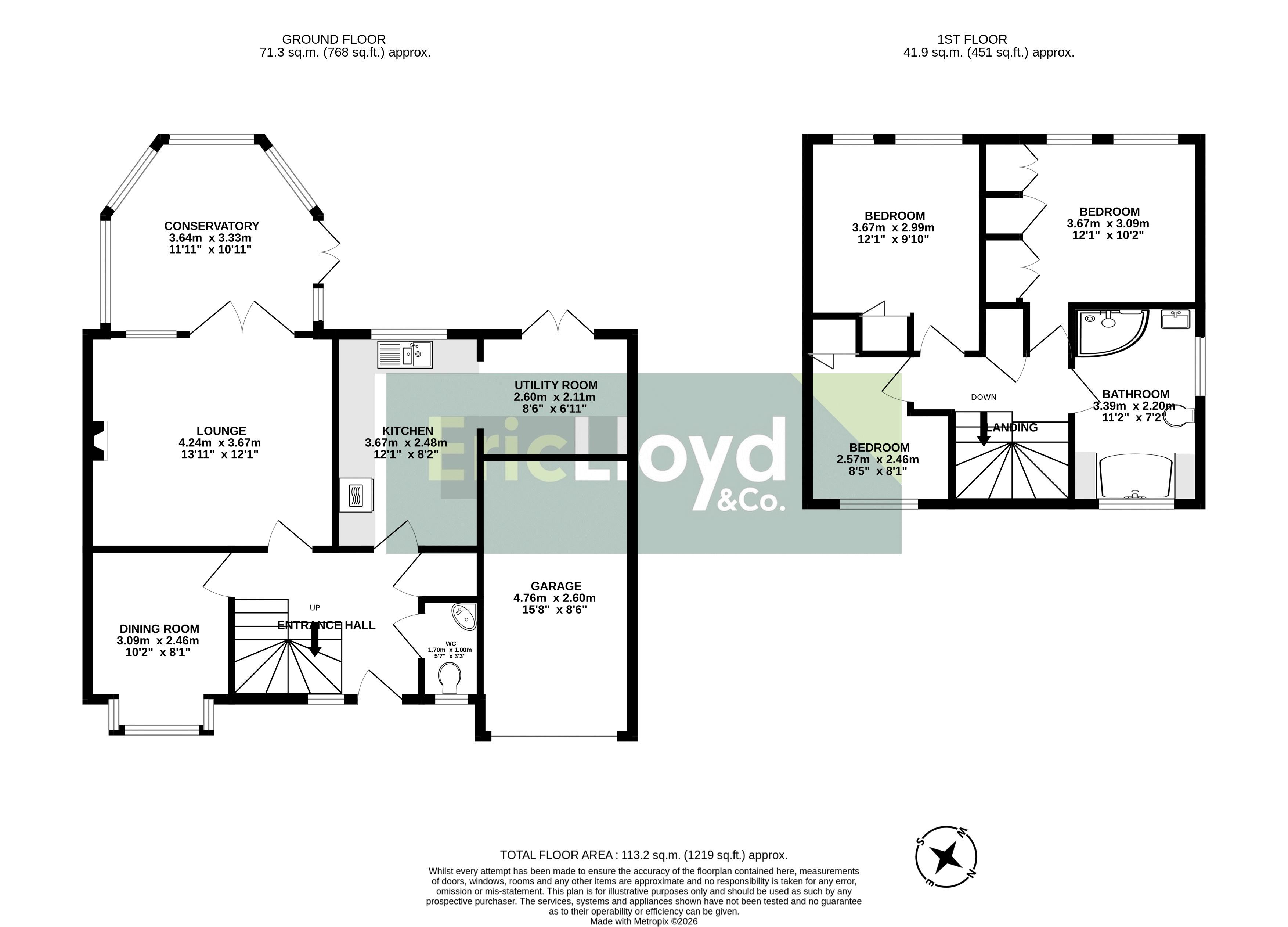 13, Shire Close, Paignton floorplan