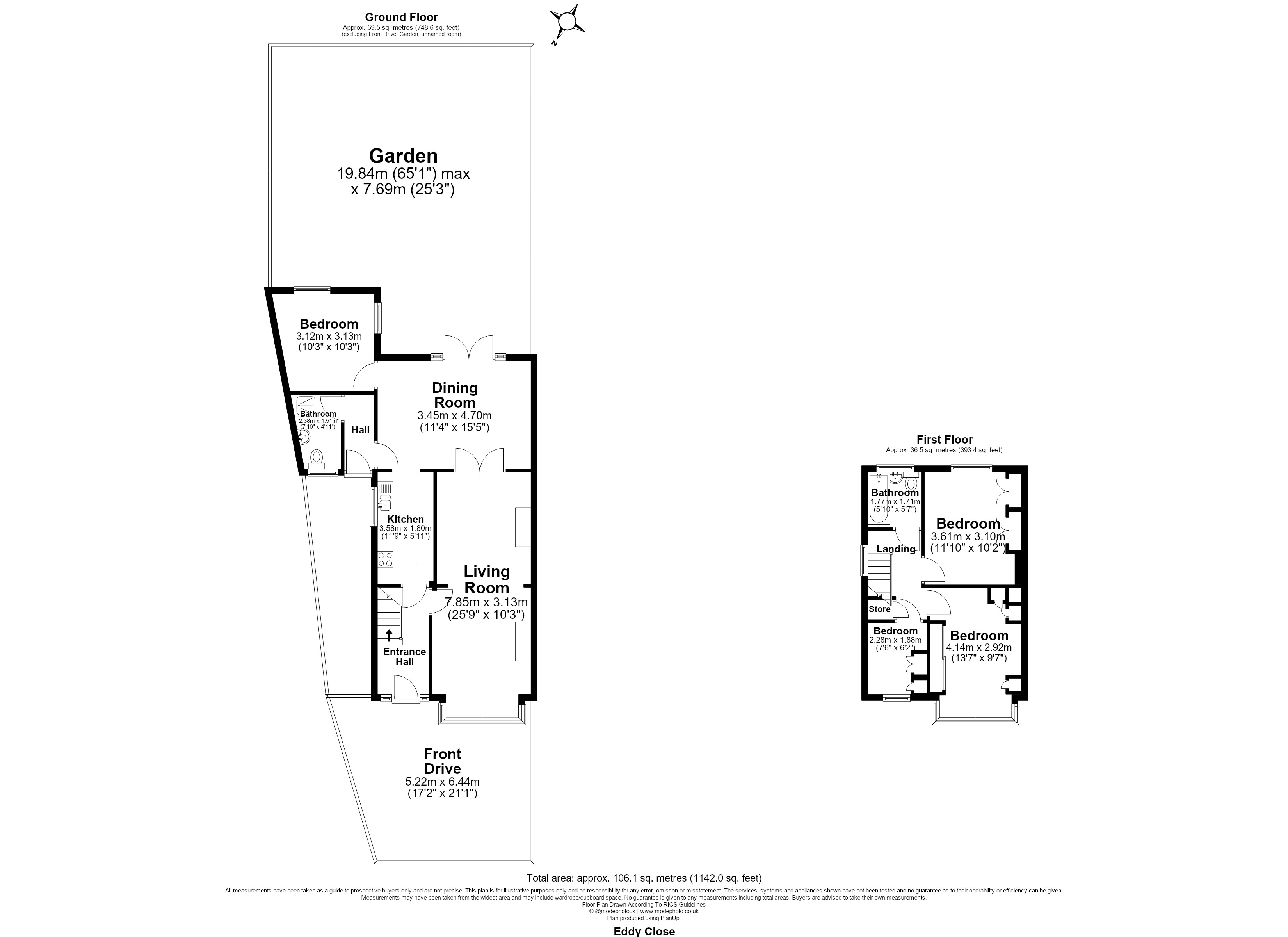 Eddy Close, Romford floorplan
