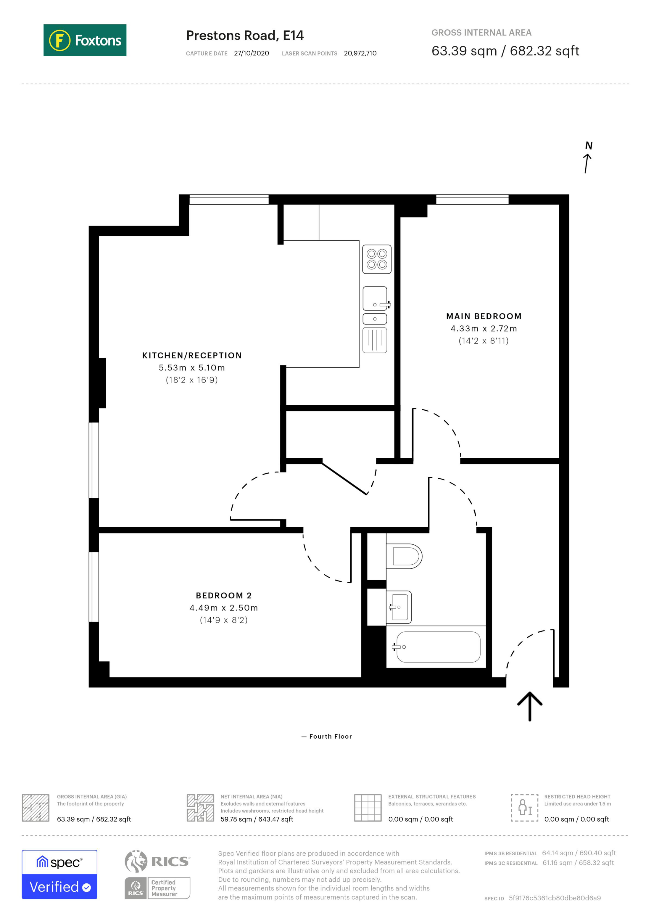 Wharfside Point South, E14, Docklands floorplan
