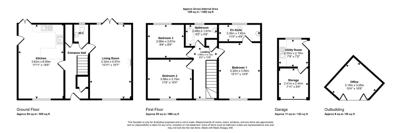 Lewes Road, East Grinstead floorplan