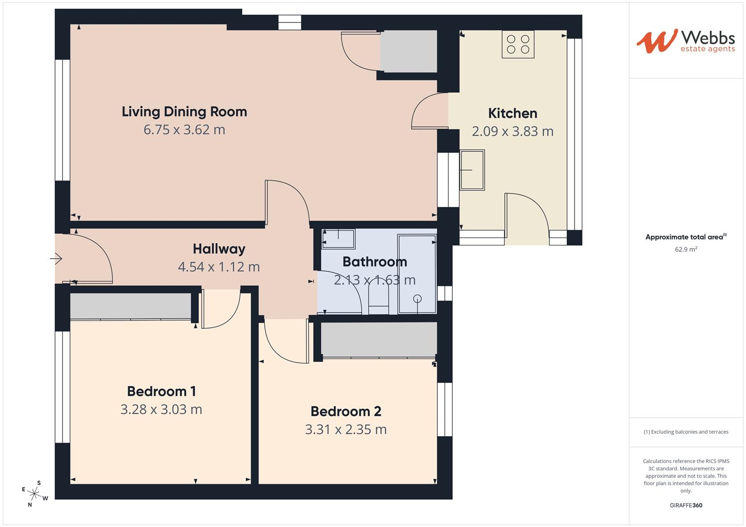 56, Armitage Road, Rugeley floorplan