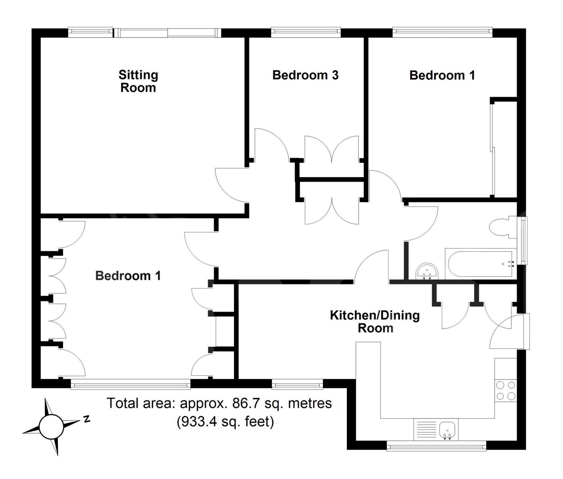 Chudleigh Road, Alphington, EX2 floorplan