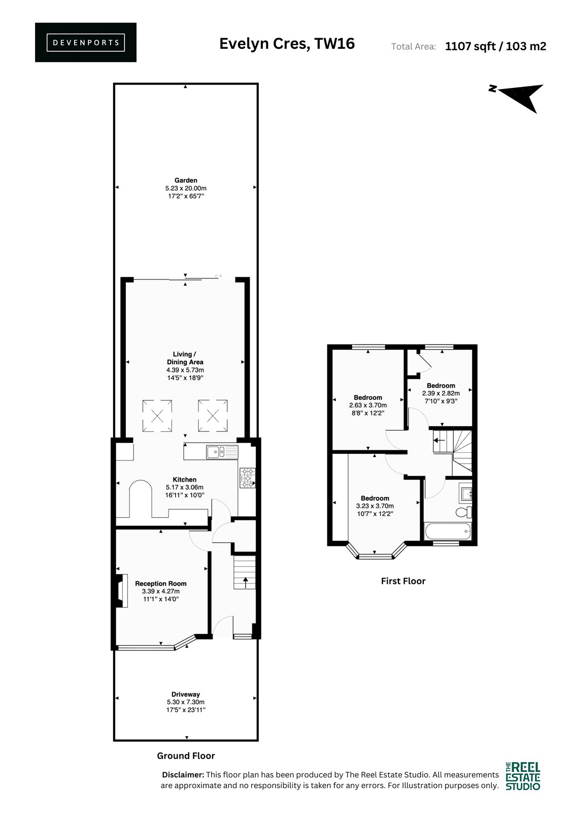 31, Evelyn Crescent, Sunbury floorplan