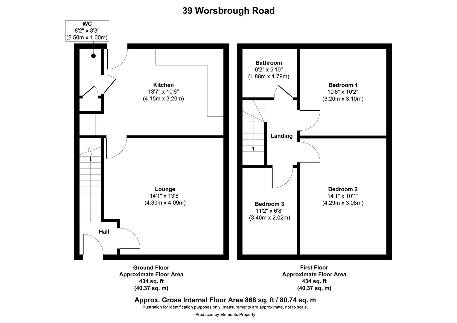 39, Worsbrough Road, Barnsley floorplan