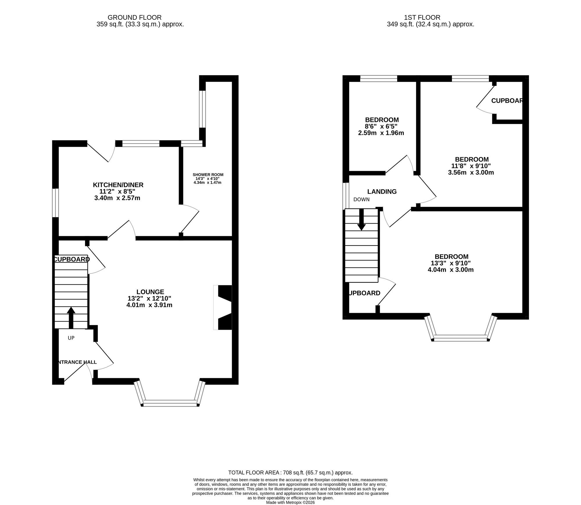 11 Montrose Road, Leicester floorplan