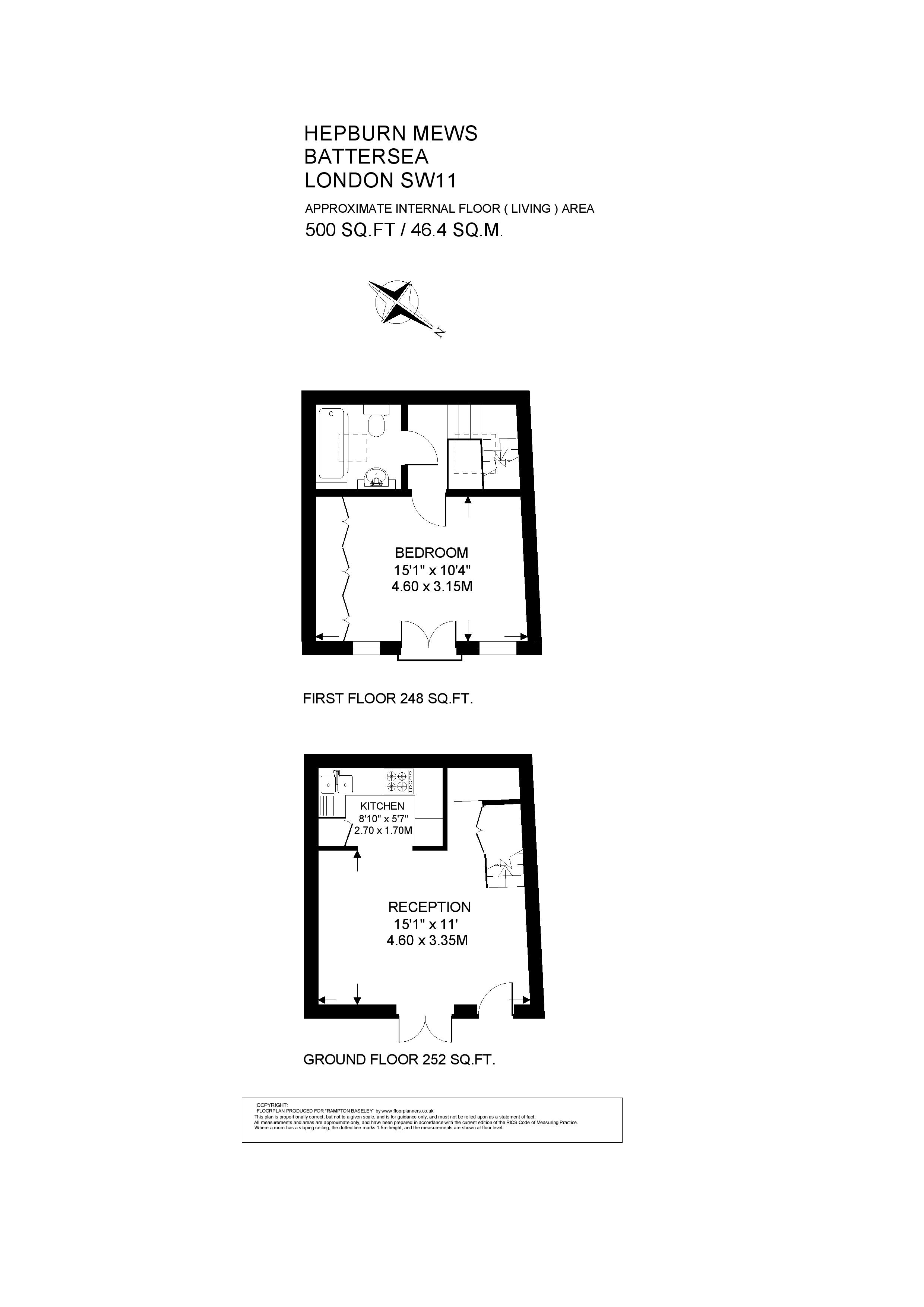 6, Hepburn Mews, London floorplan