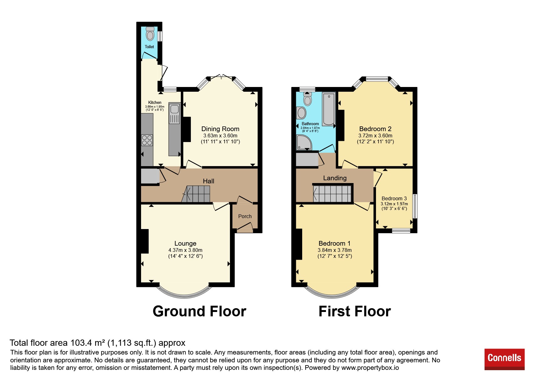 107, Sturdee Avenue, Gillingham floorplan