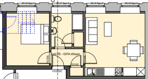 Apartment 5, Monarch House, Wakefield floorplan